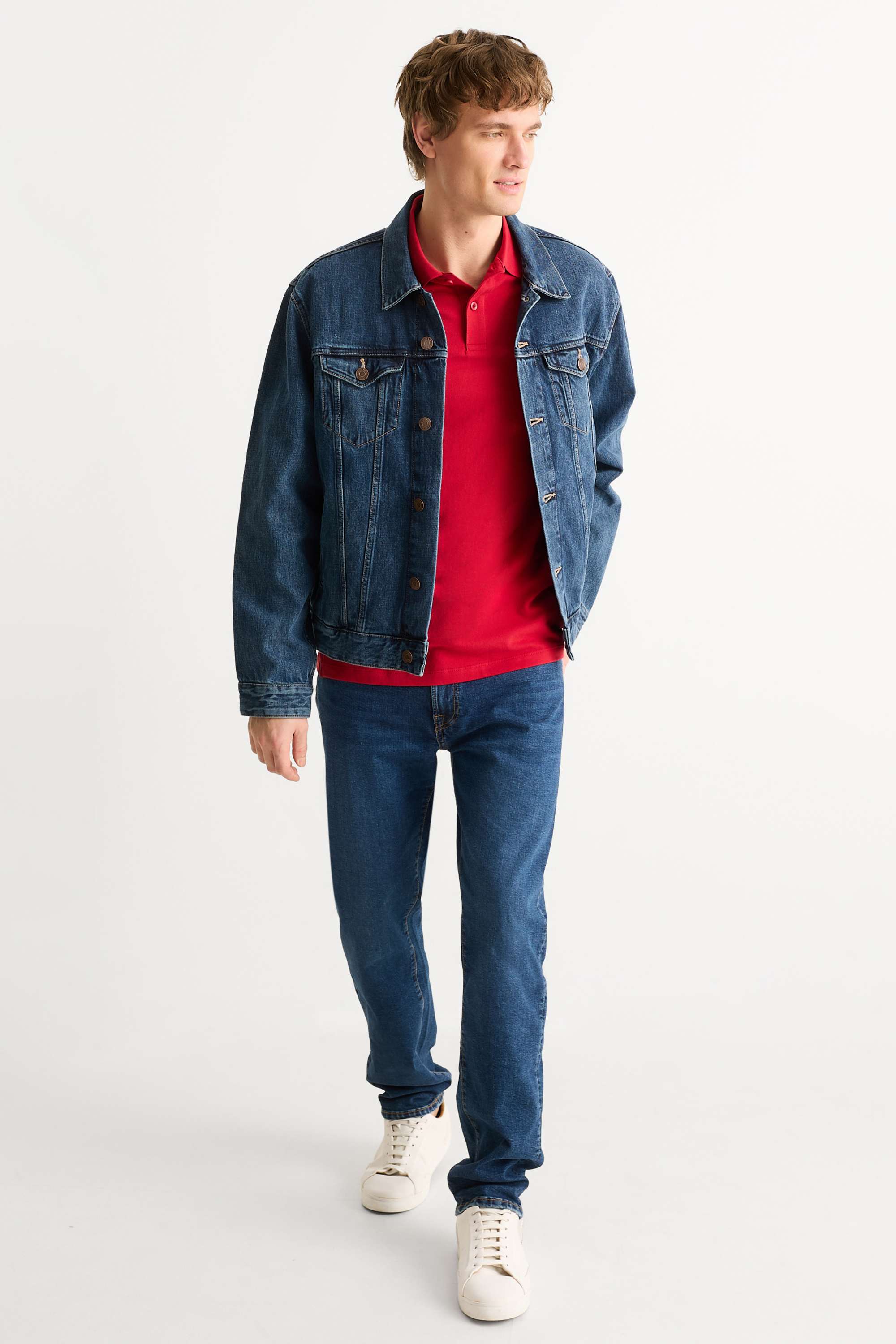Polo shirt - regular fit red