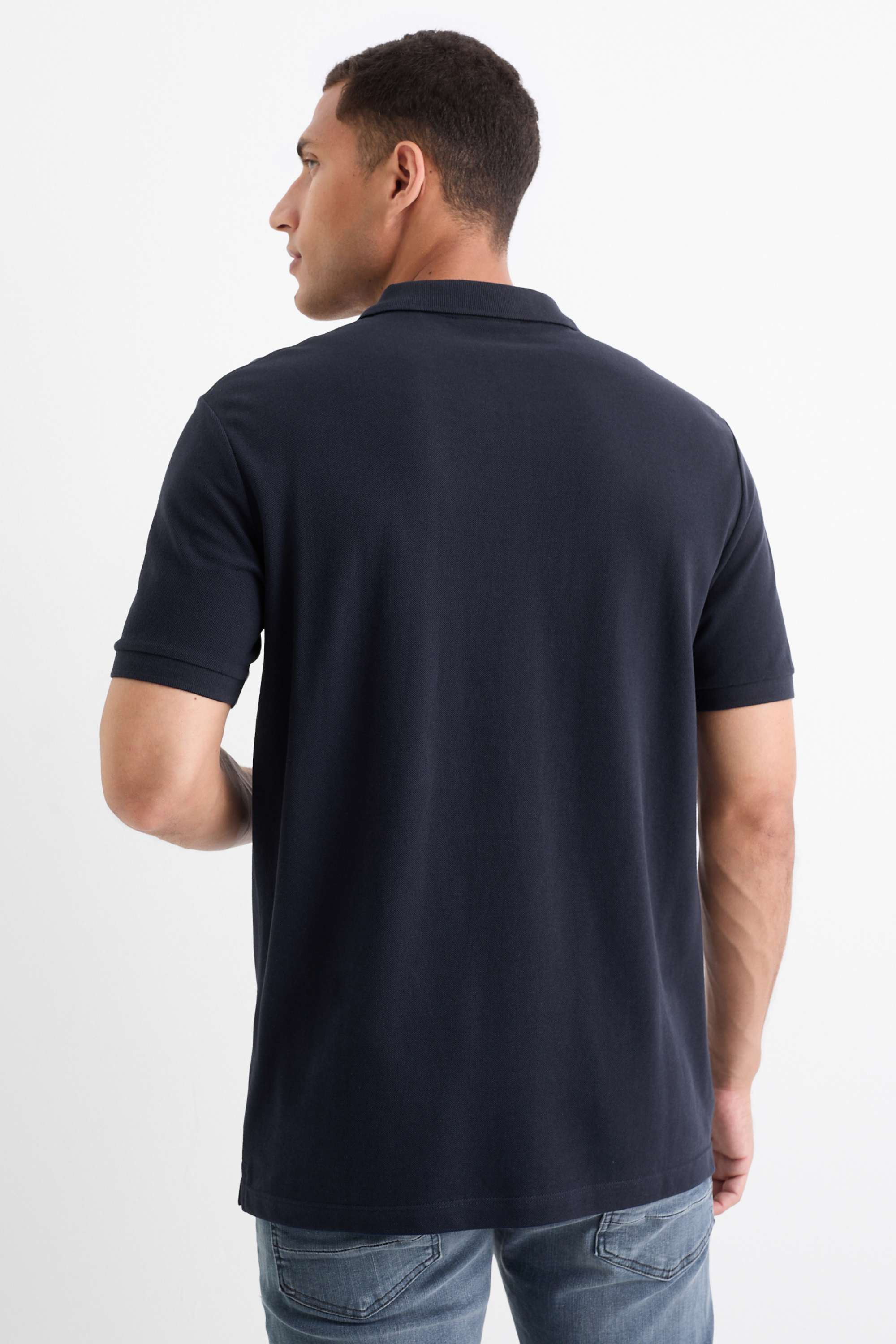 Polo shirt - regular fit dark blue