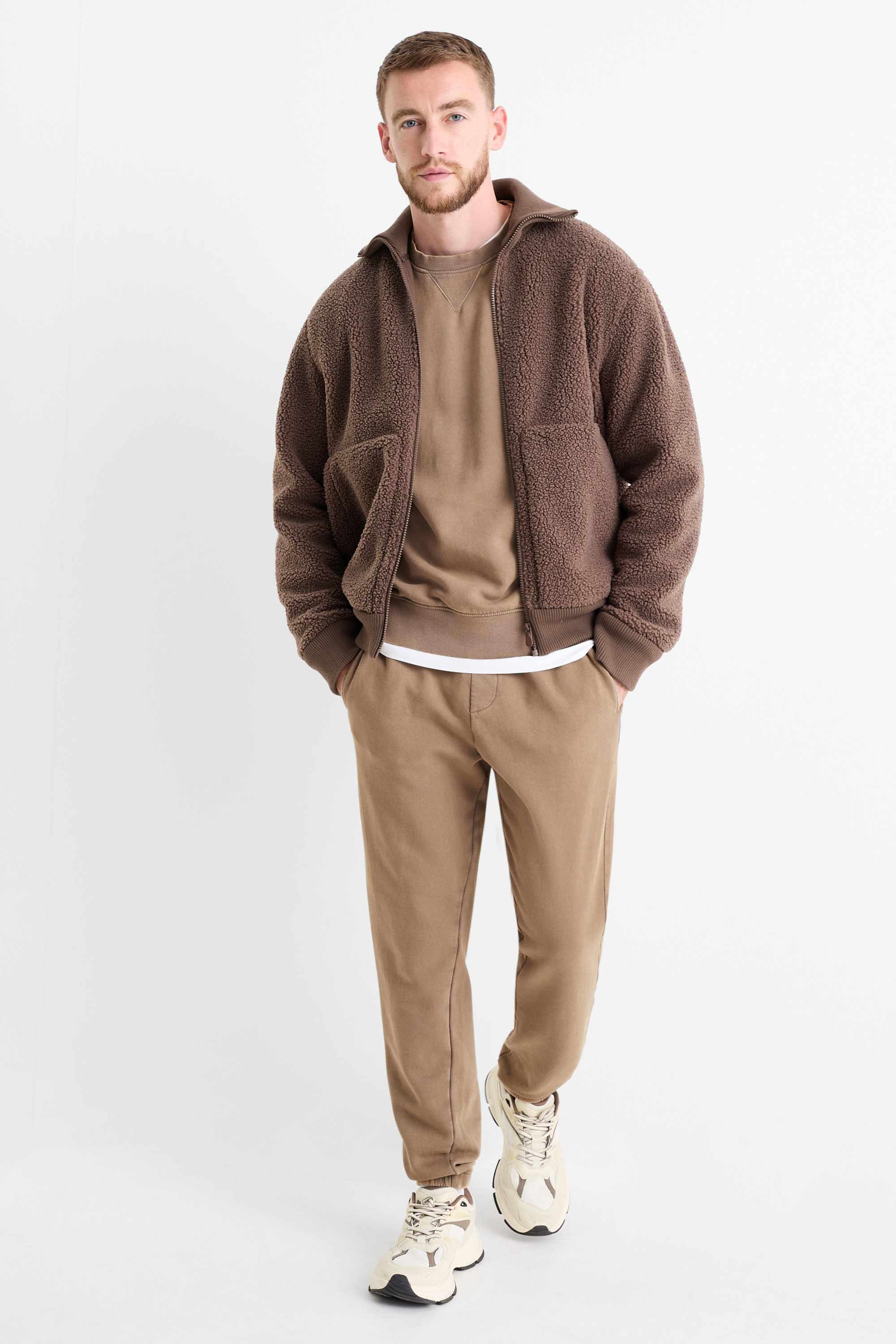 Sweatshirt taupe