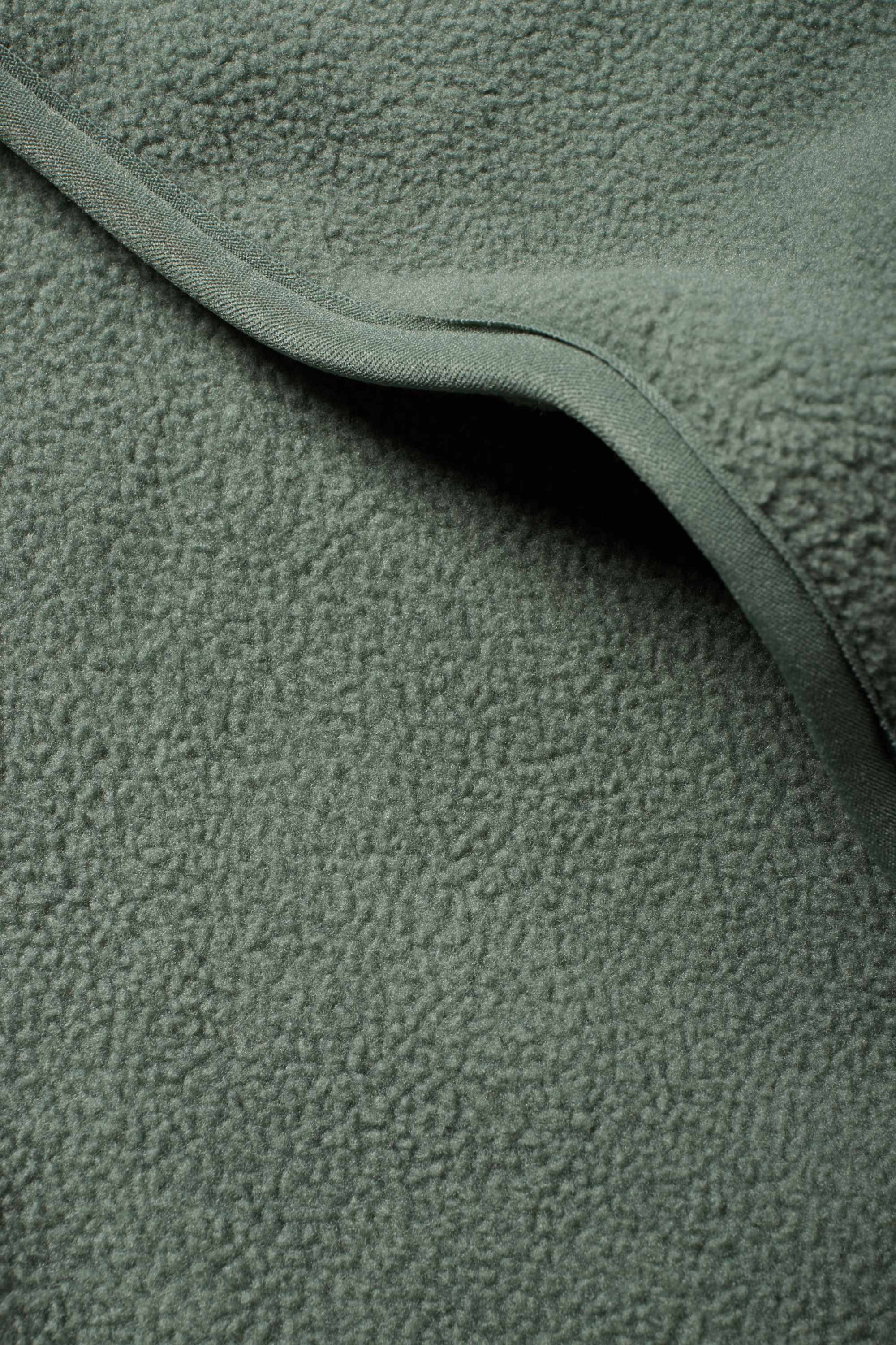 Fleece jacket dark green