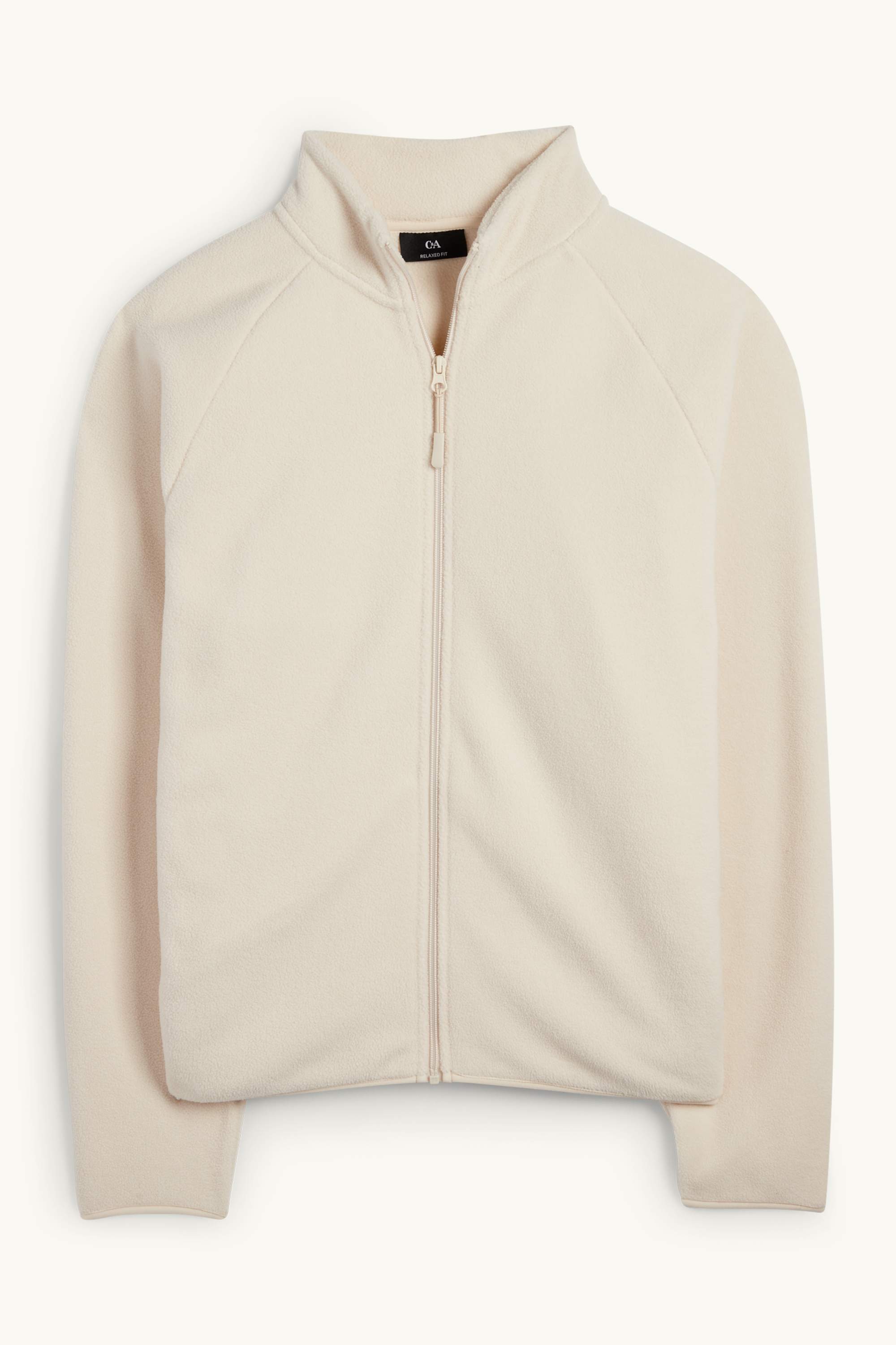 Fleece jacket cremewhite