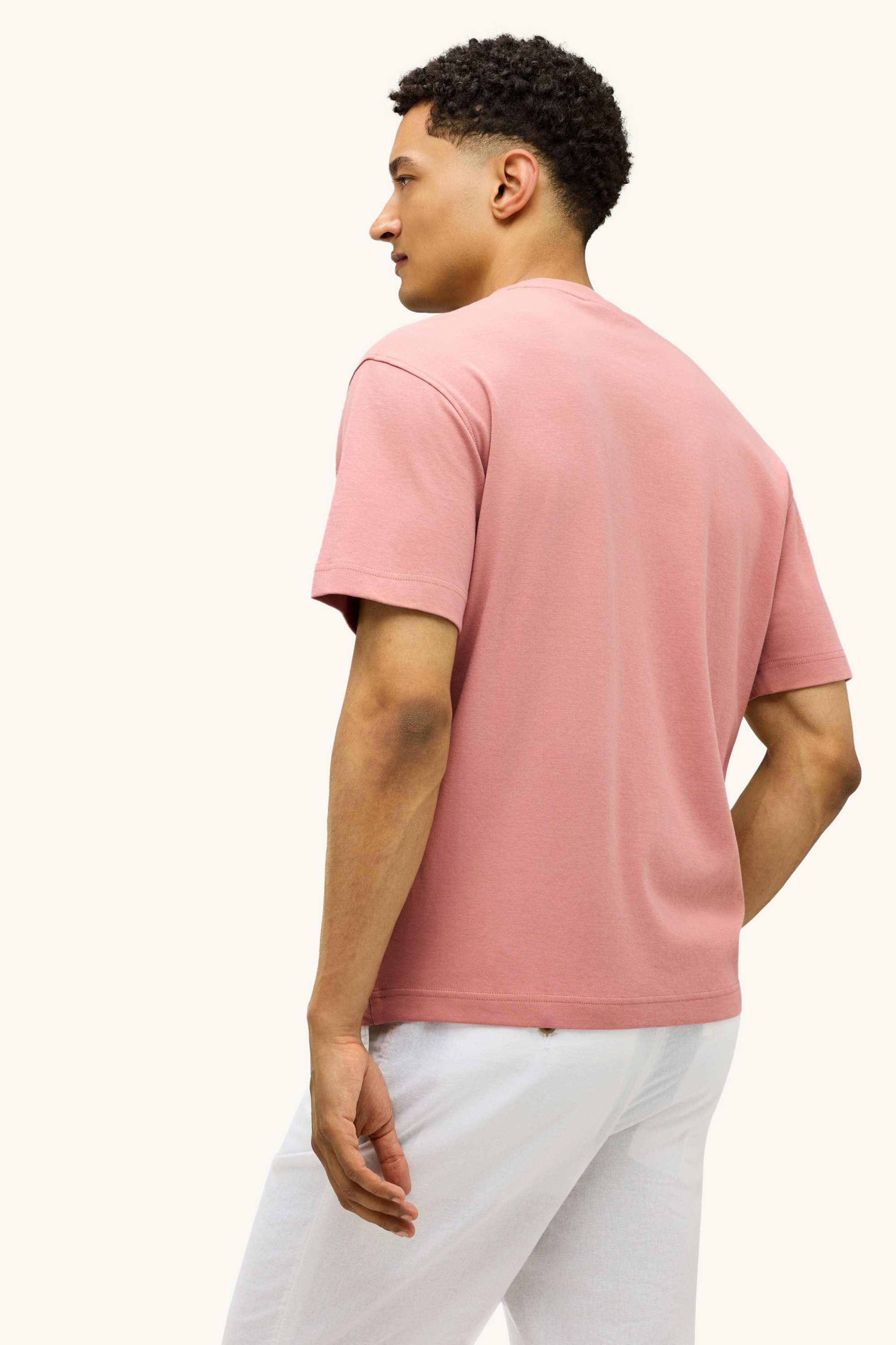 T-shirt - relaxed fit salmon coloured