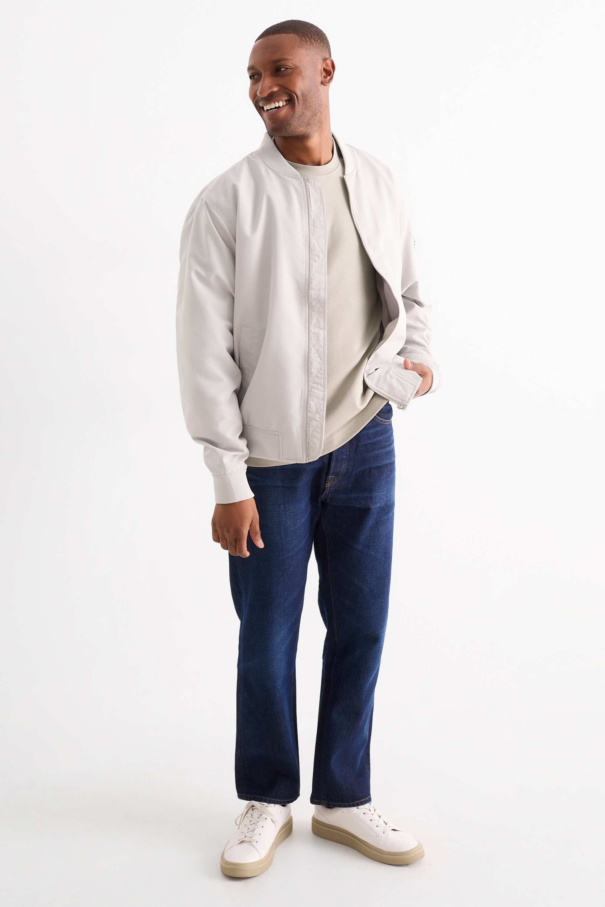 T-shirt - relaxed fit beige