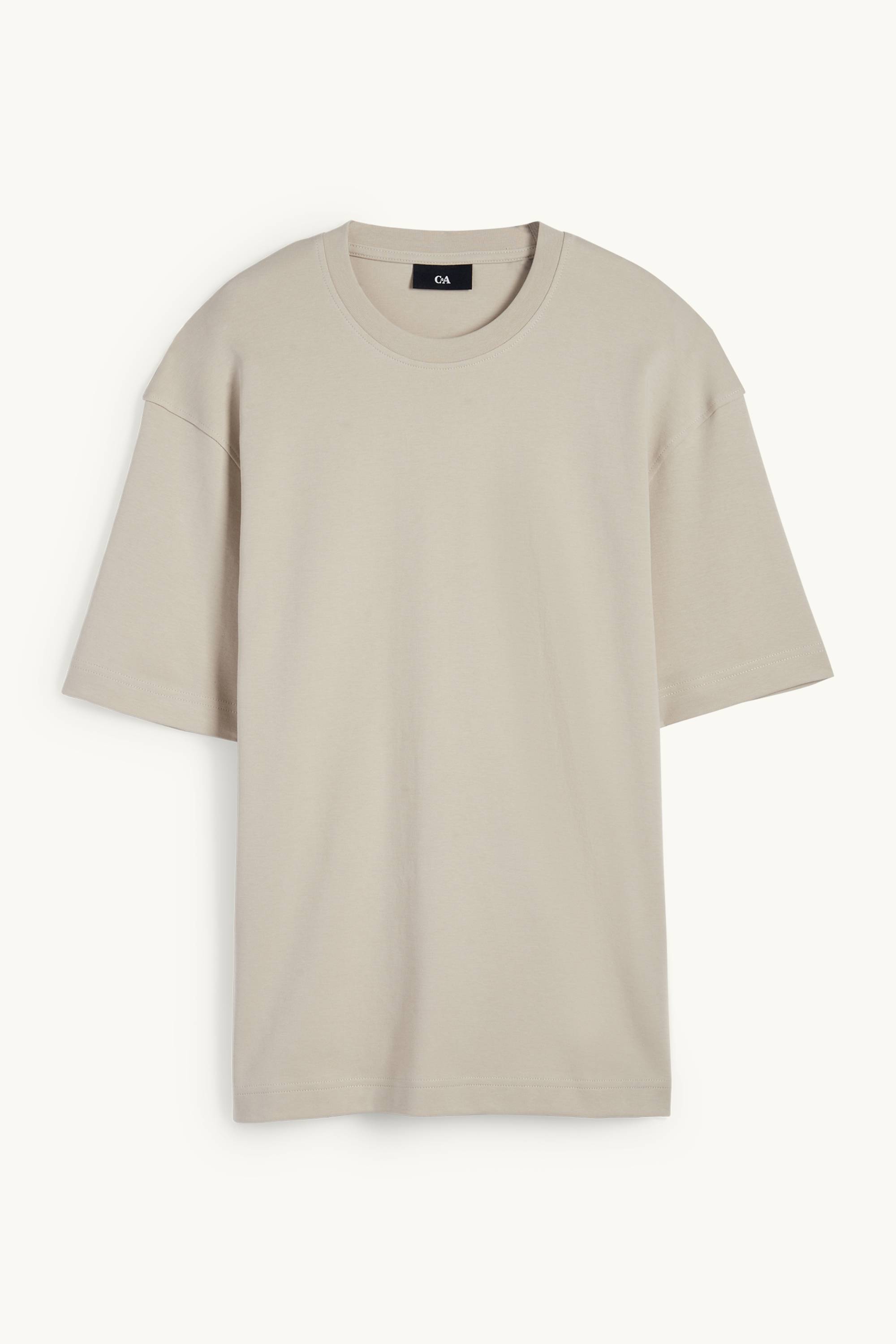 T-shirt - relaxed fit beige