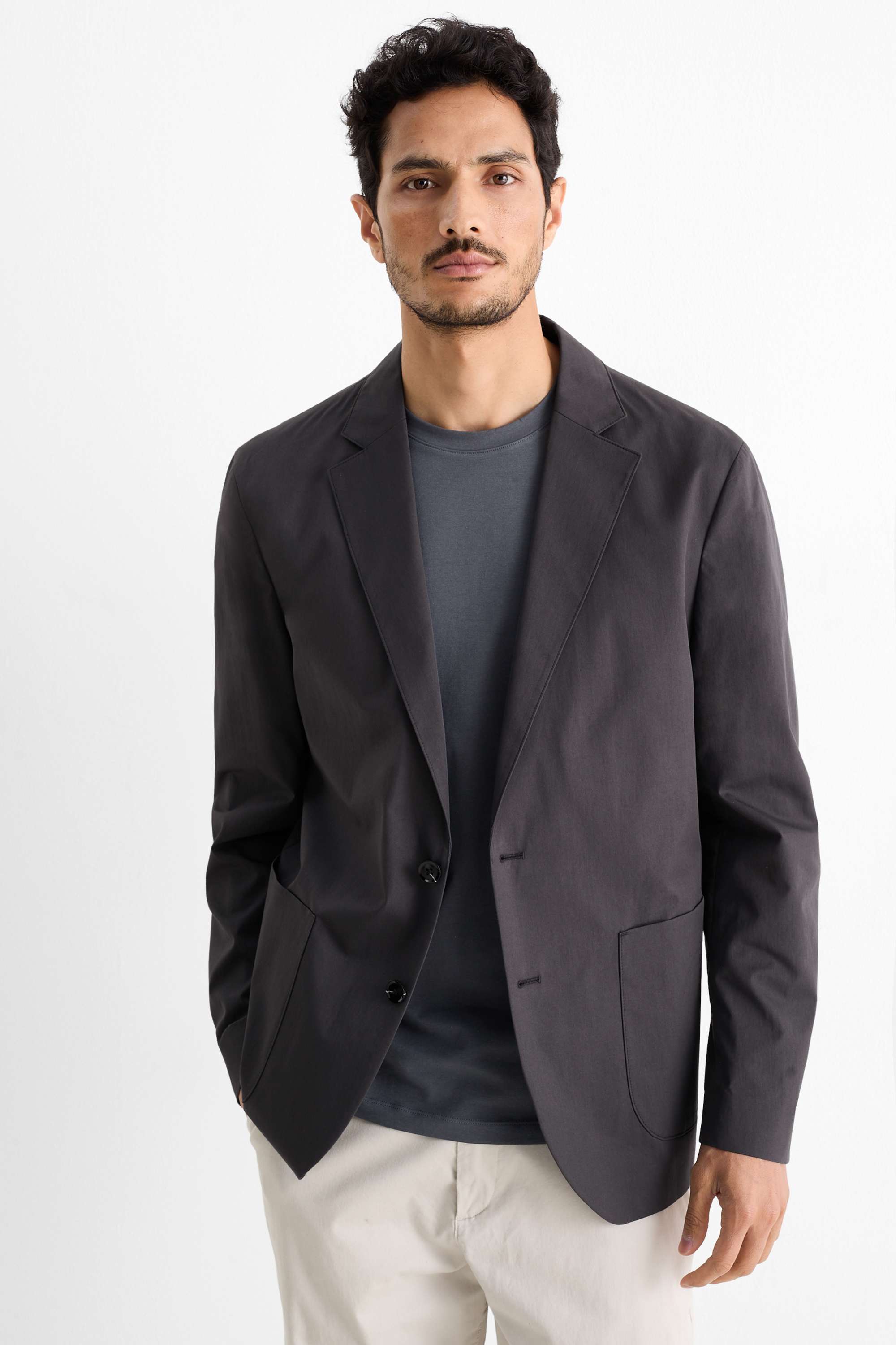 Mix-and-match tailored jacket - regular fit dark gray