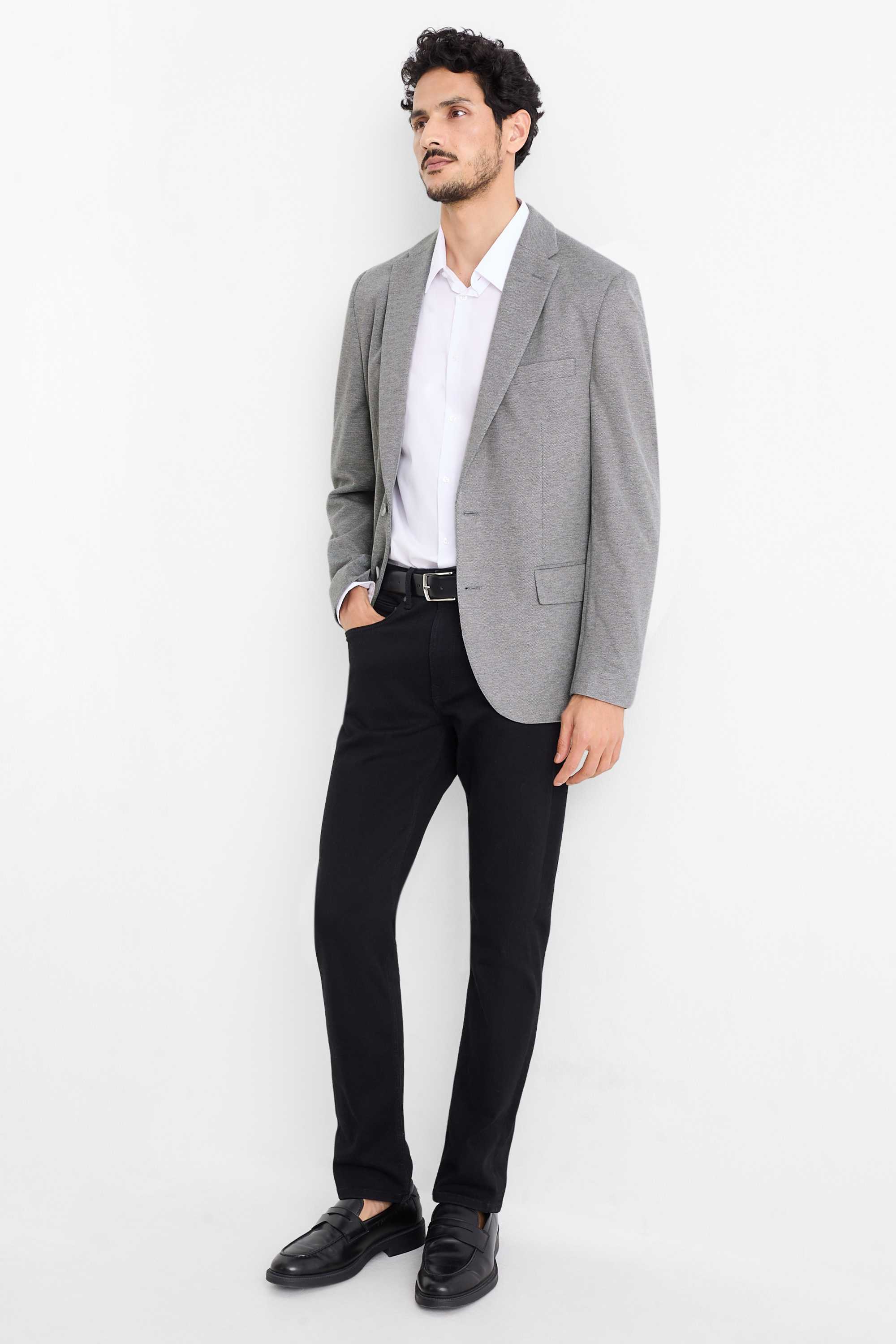 Mix & match tailored jacket - slim fit gray