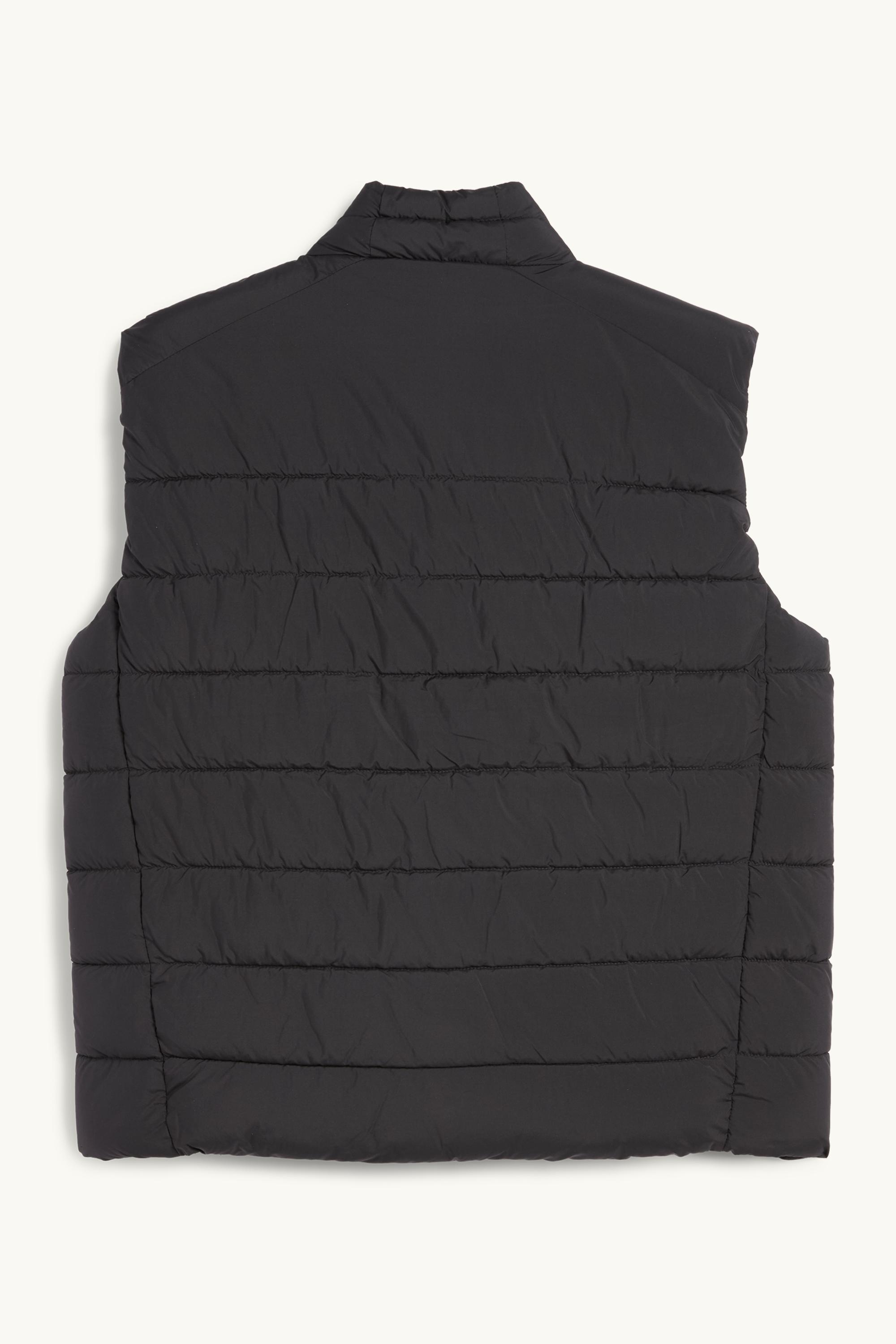 Quilted gilet black