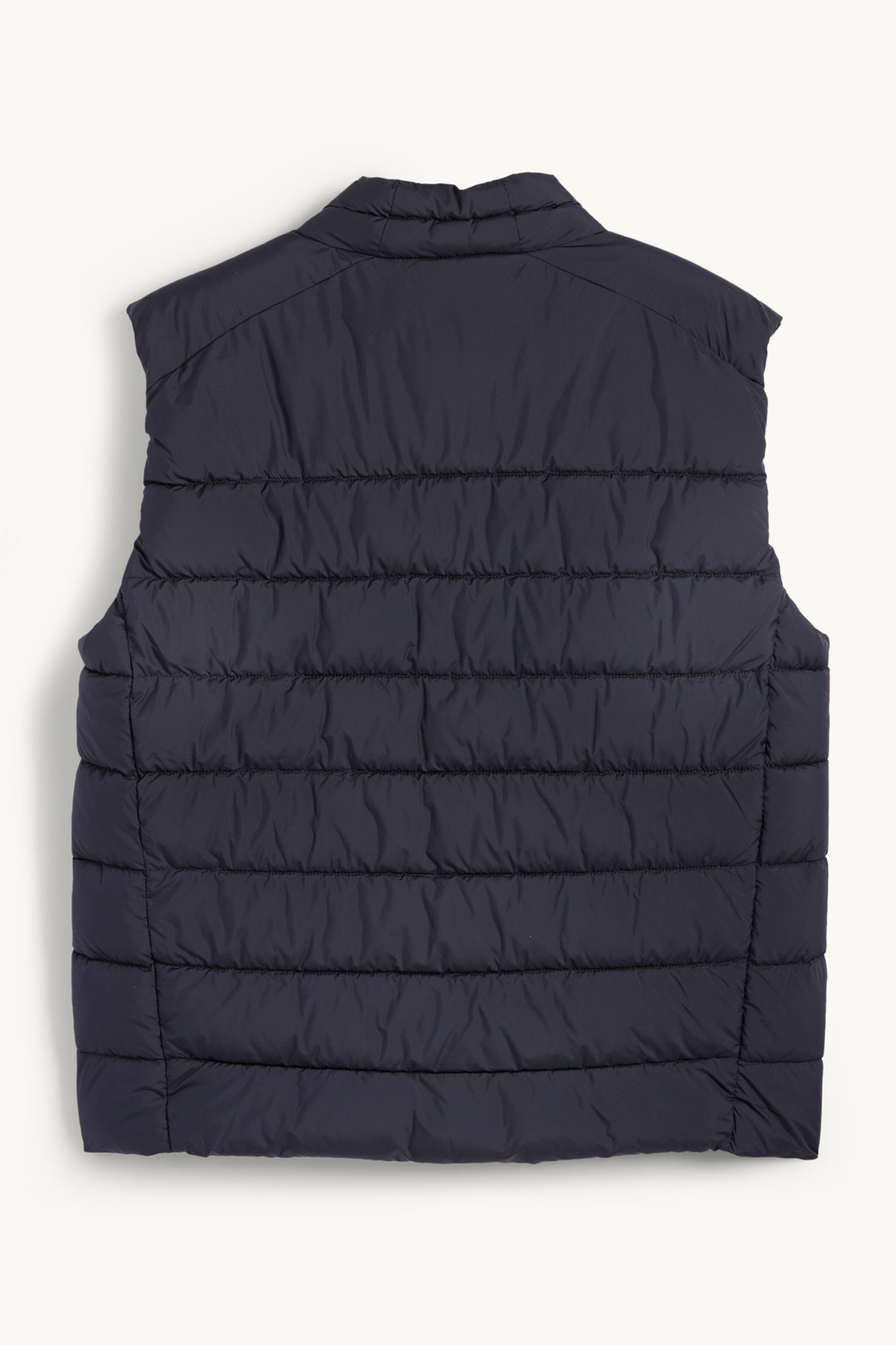 Quilted gilet dark blue