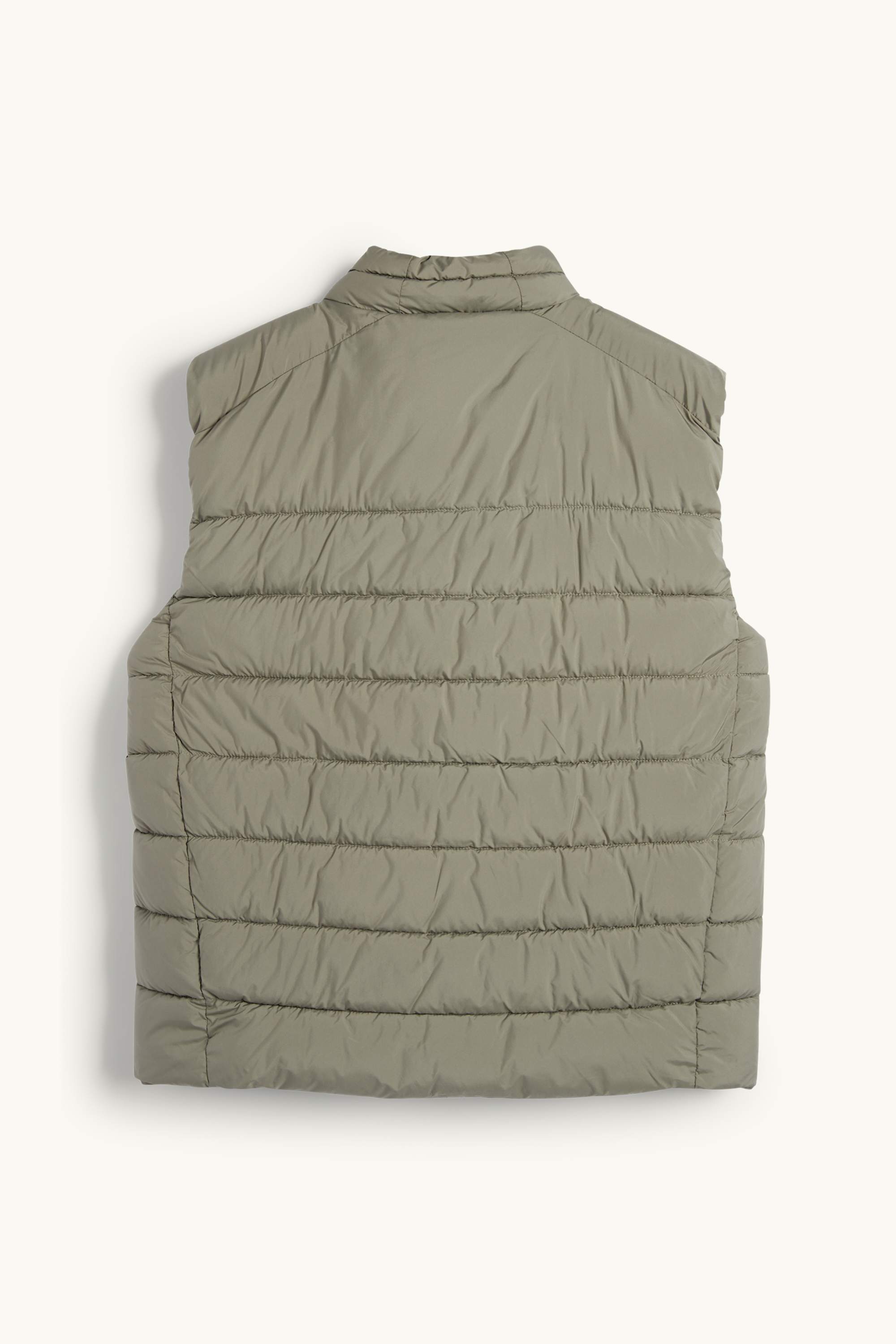 Quilted gilet green