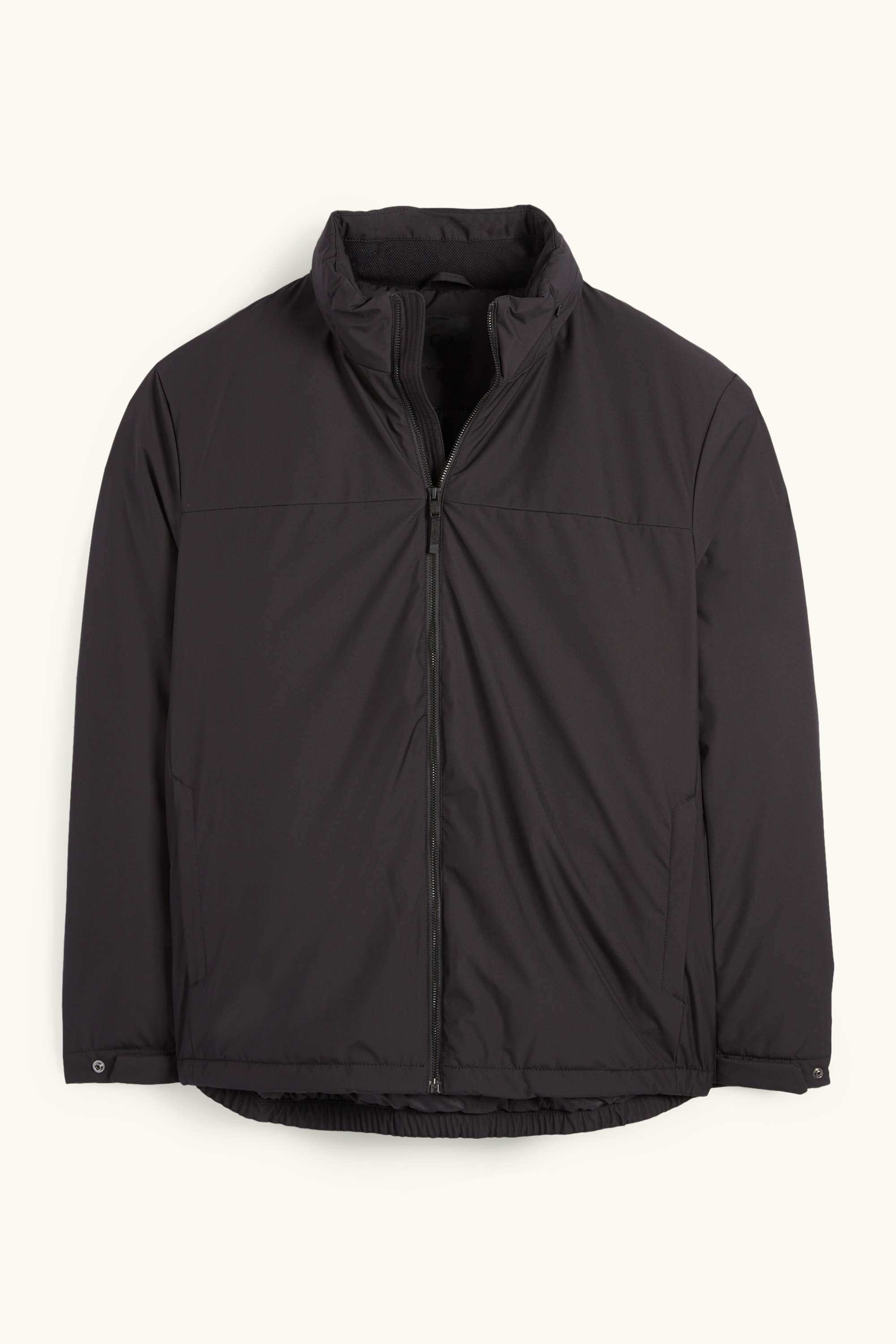 Jacket with hood - lined black