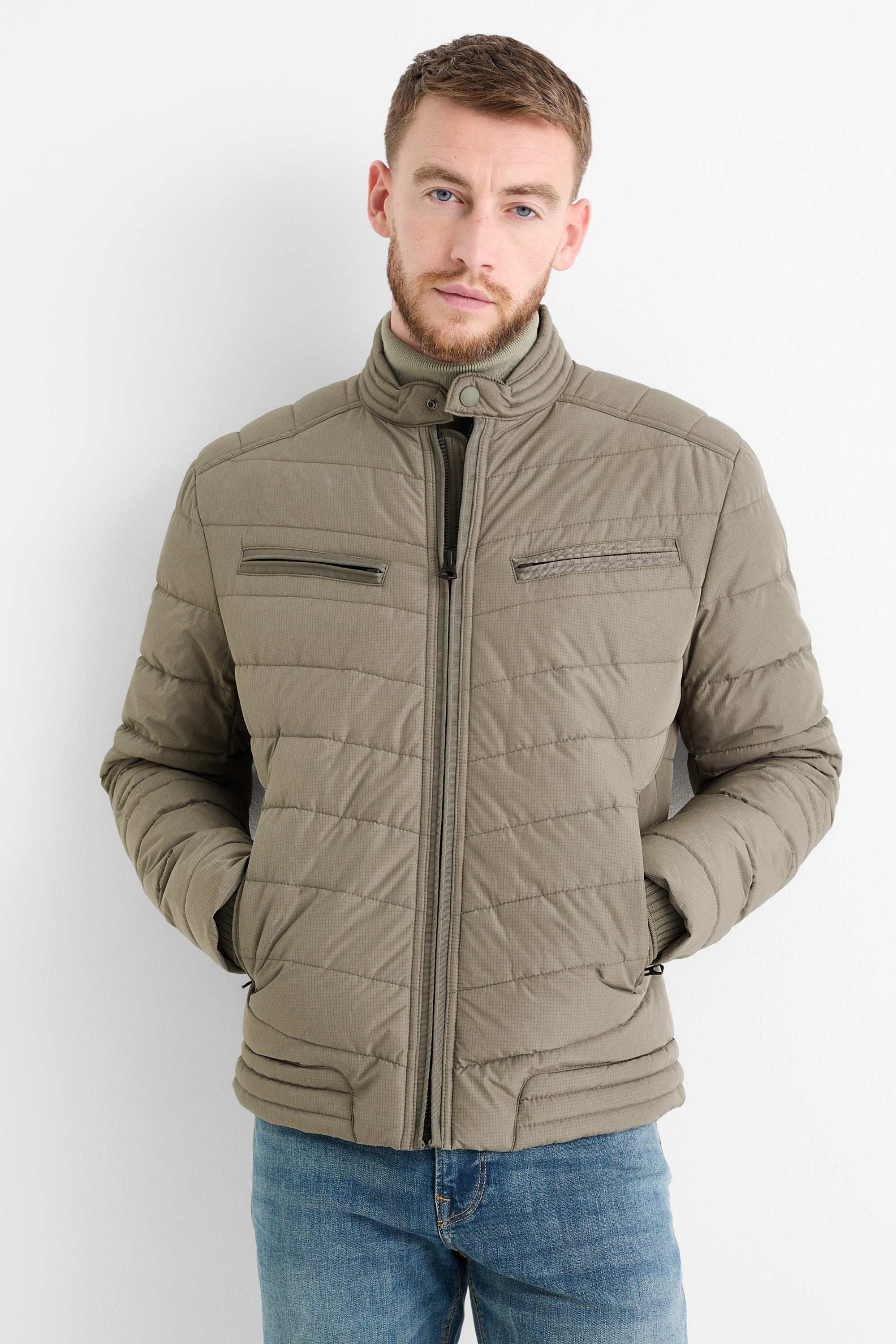 Quilted jacket green