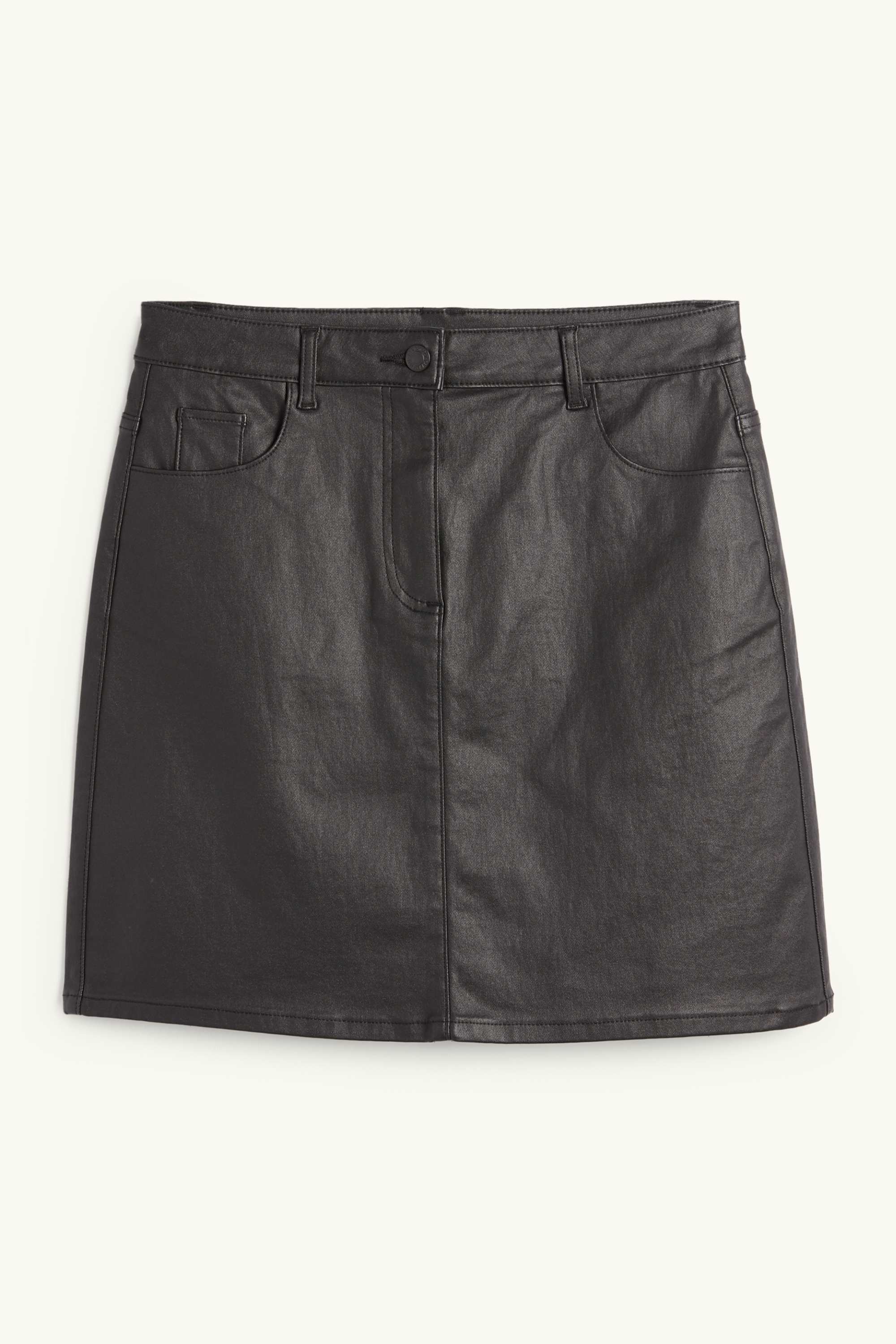 Miniskirt - shiny black