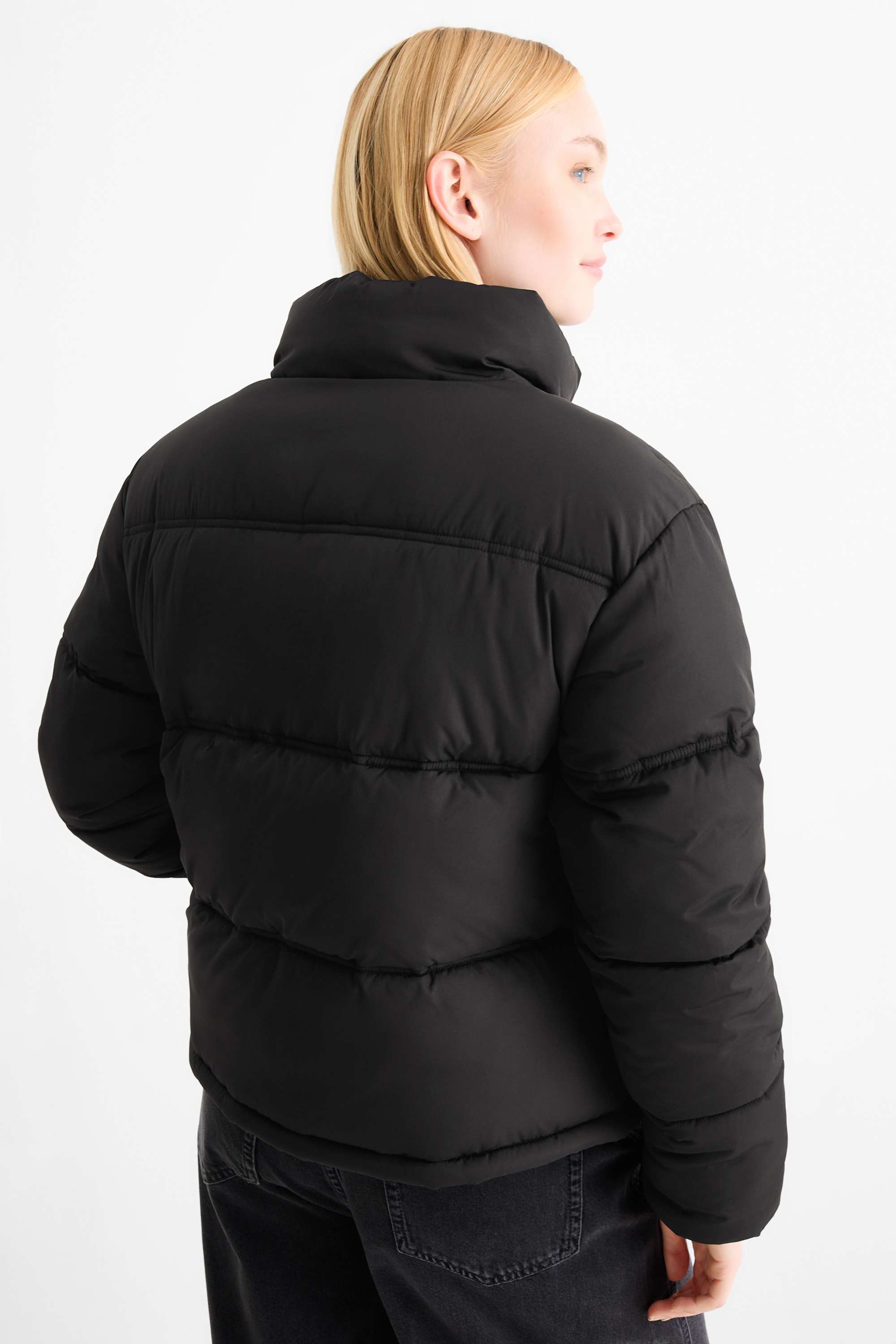 Quilted jacket black