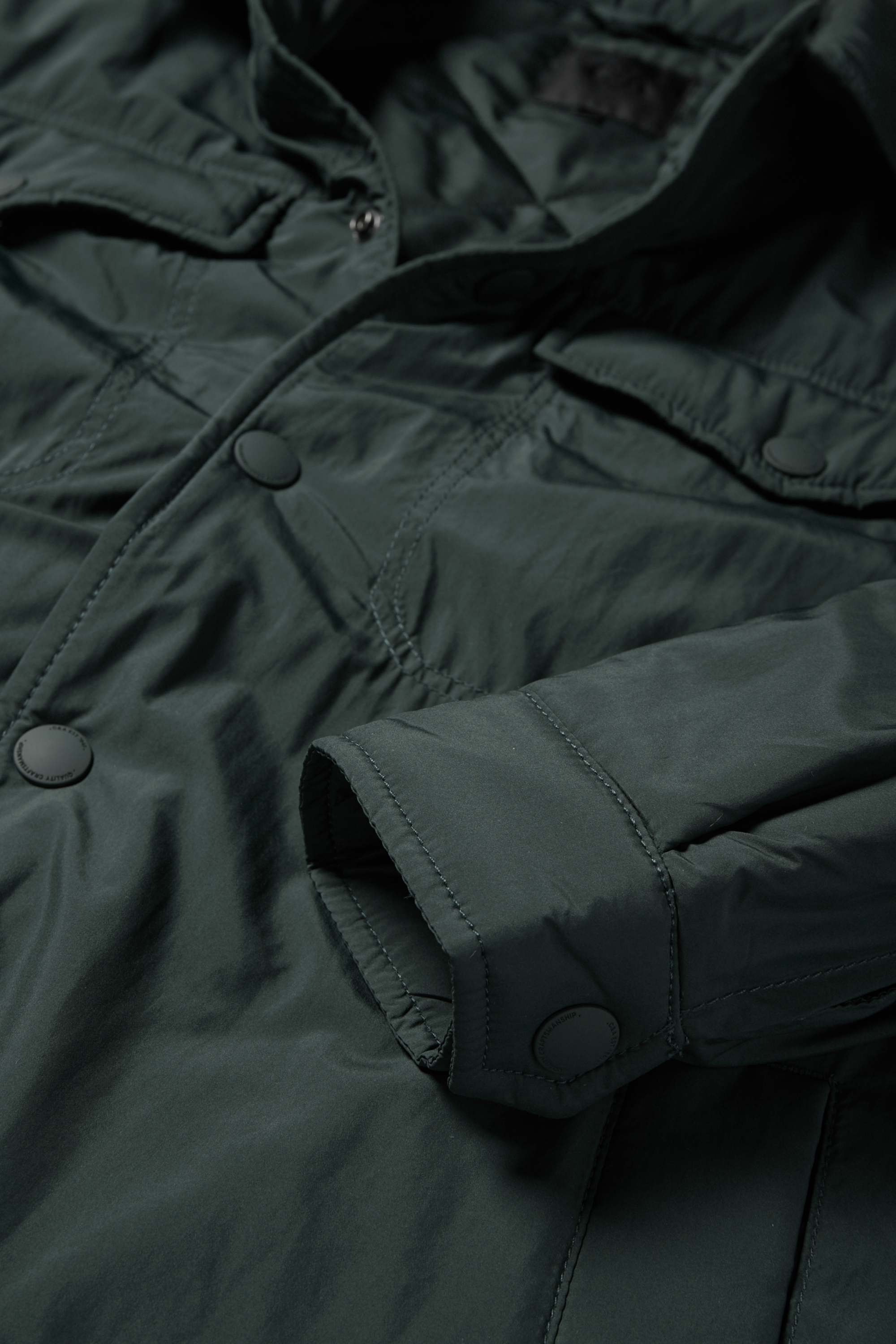 Jacket - lined dark green
