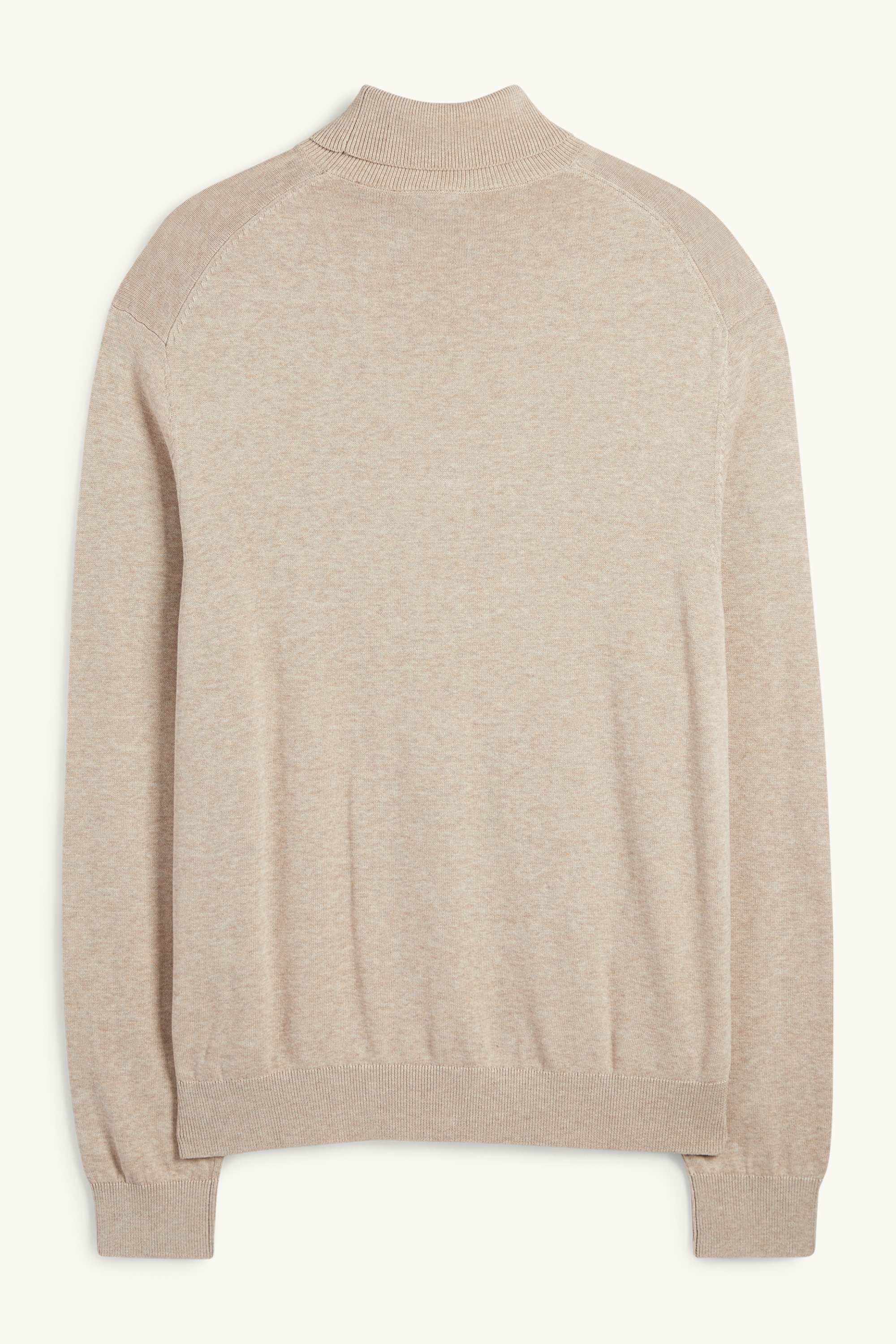 Turtleneck jumper beige