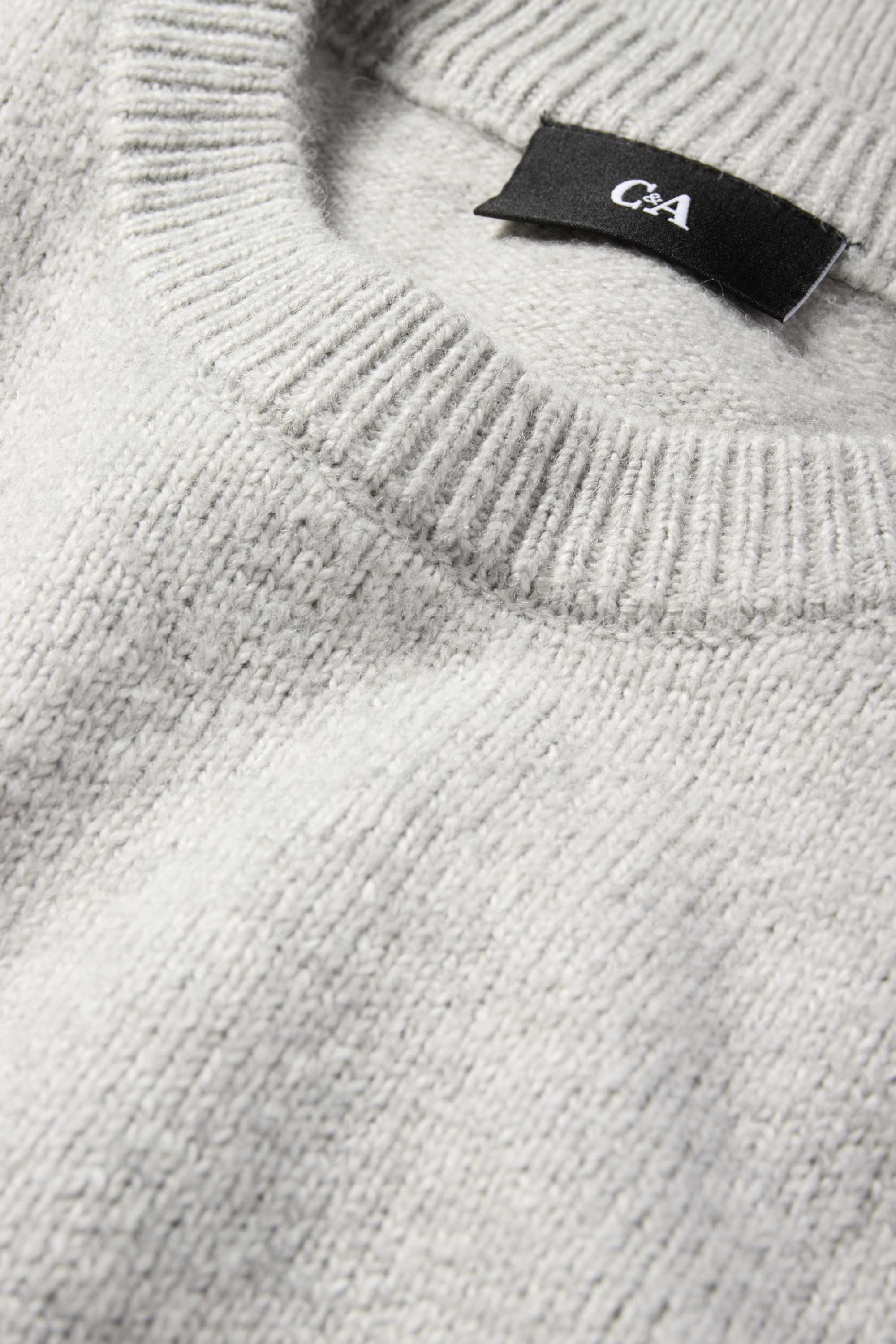 Jumper light gray-melange (1)