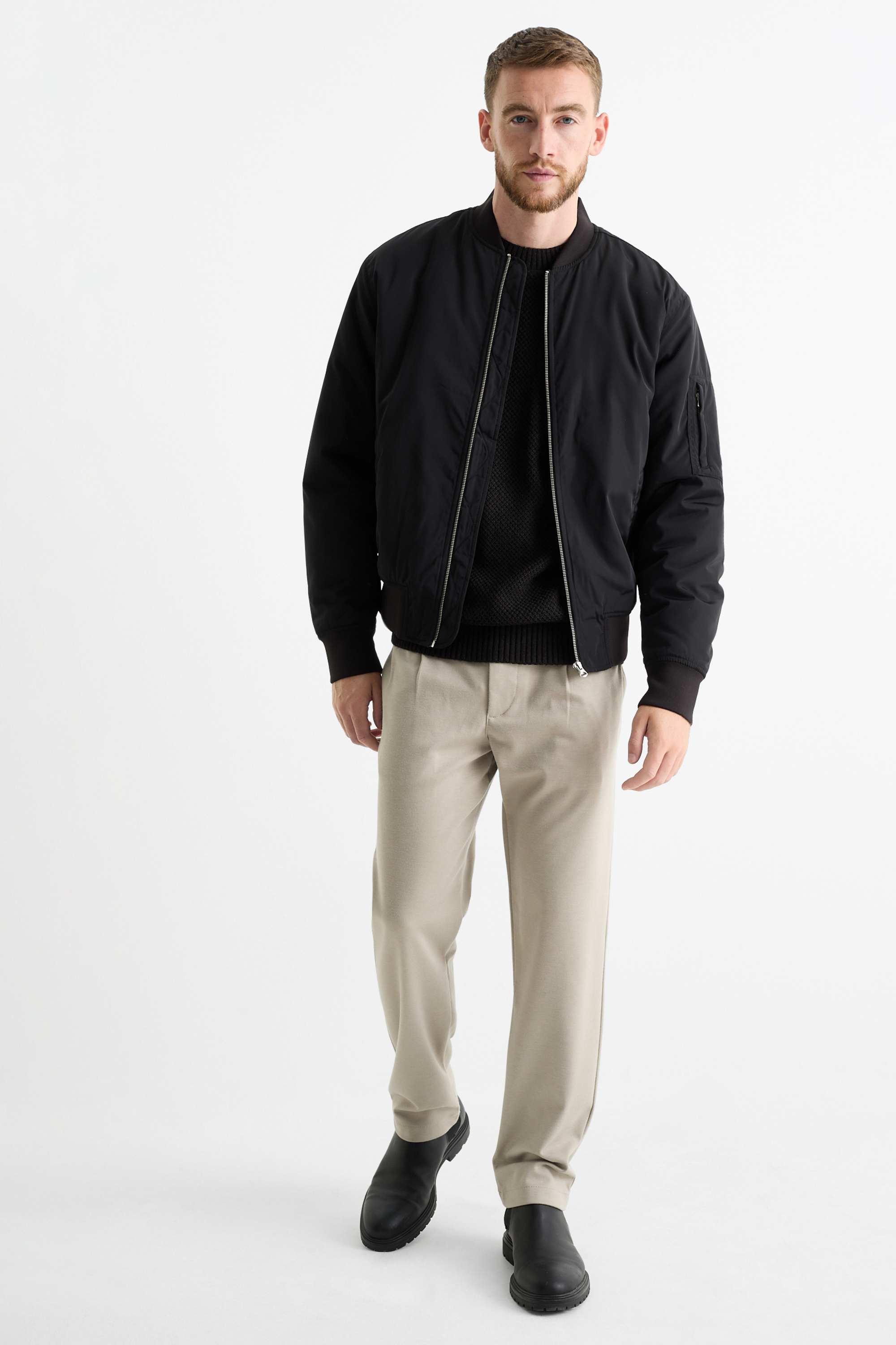 Jumper - textured black