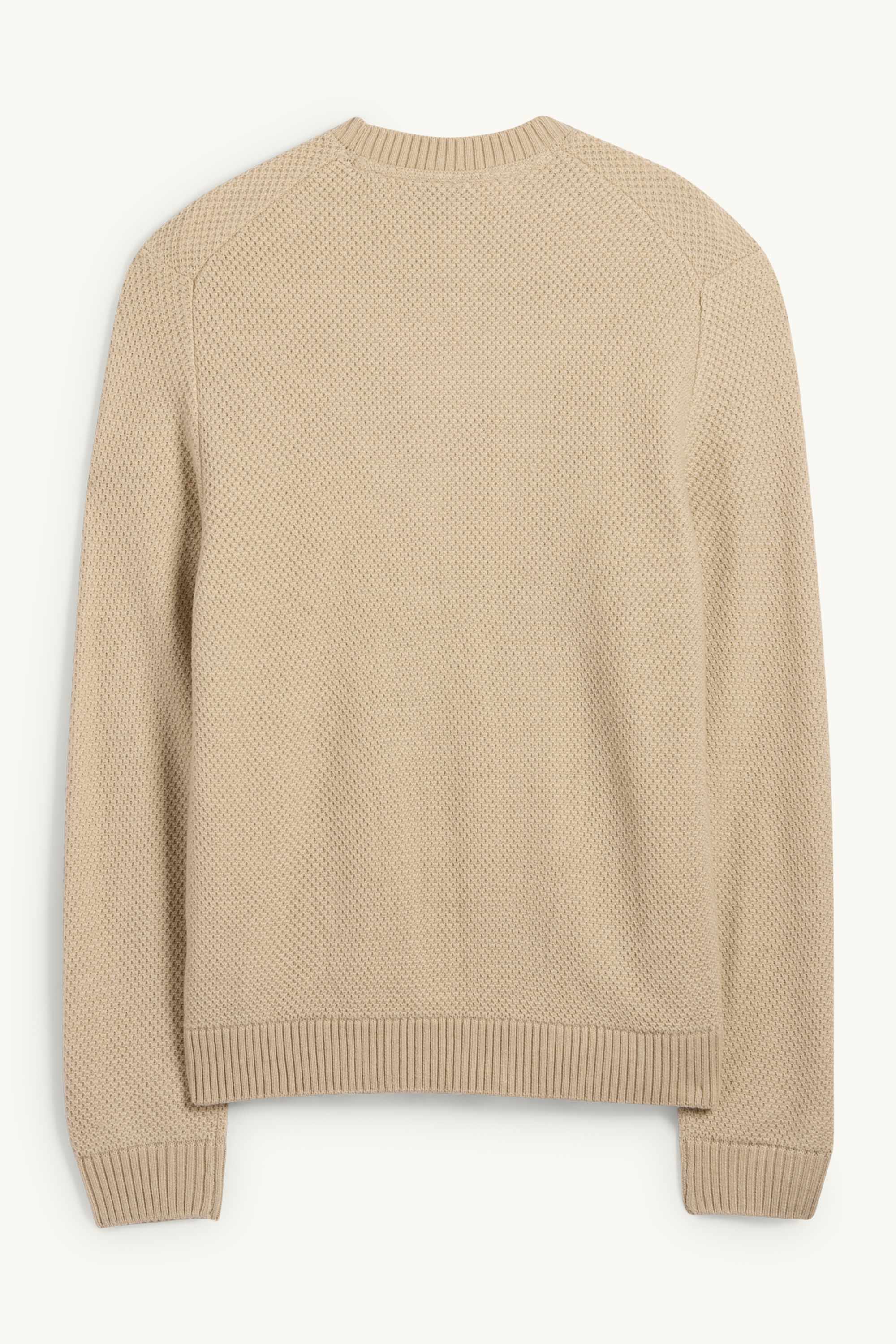 Jumper - textured beige