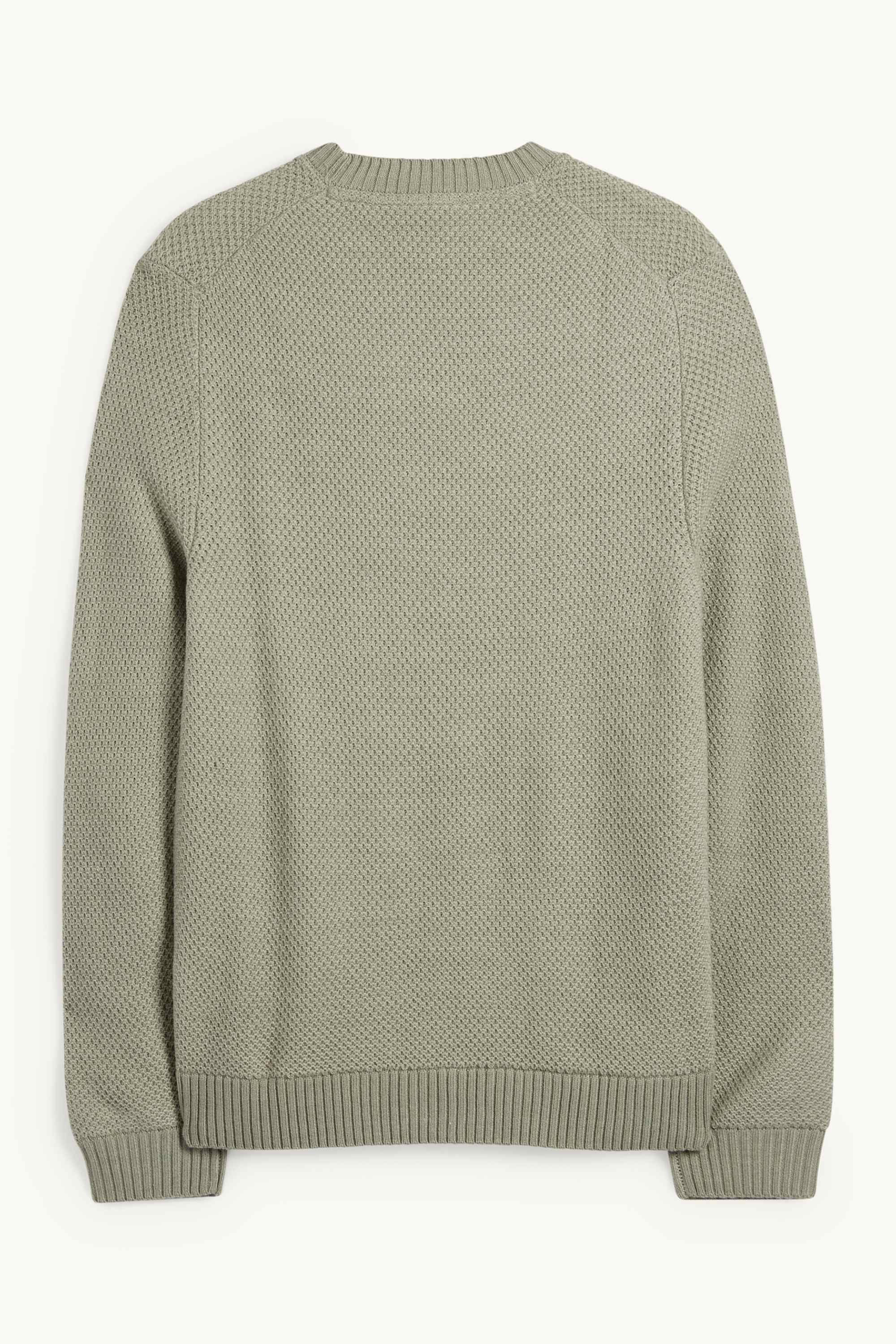 Jumper - textured mint green (6)