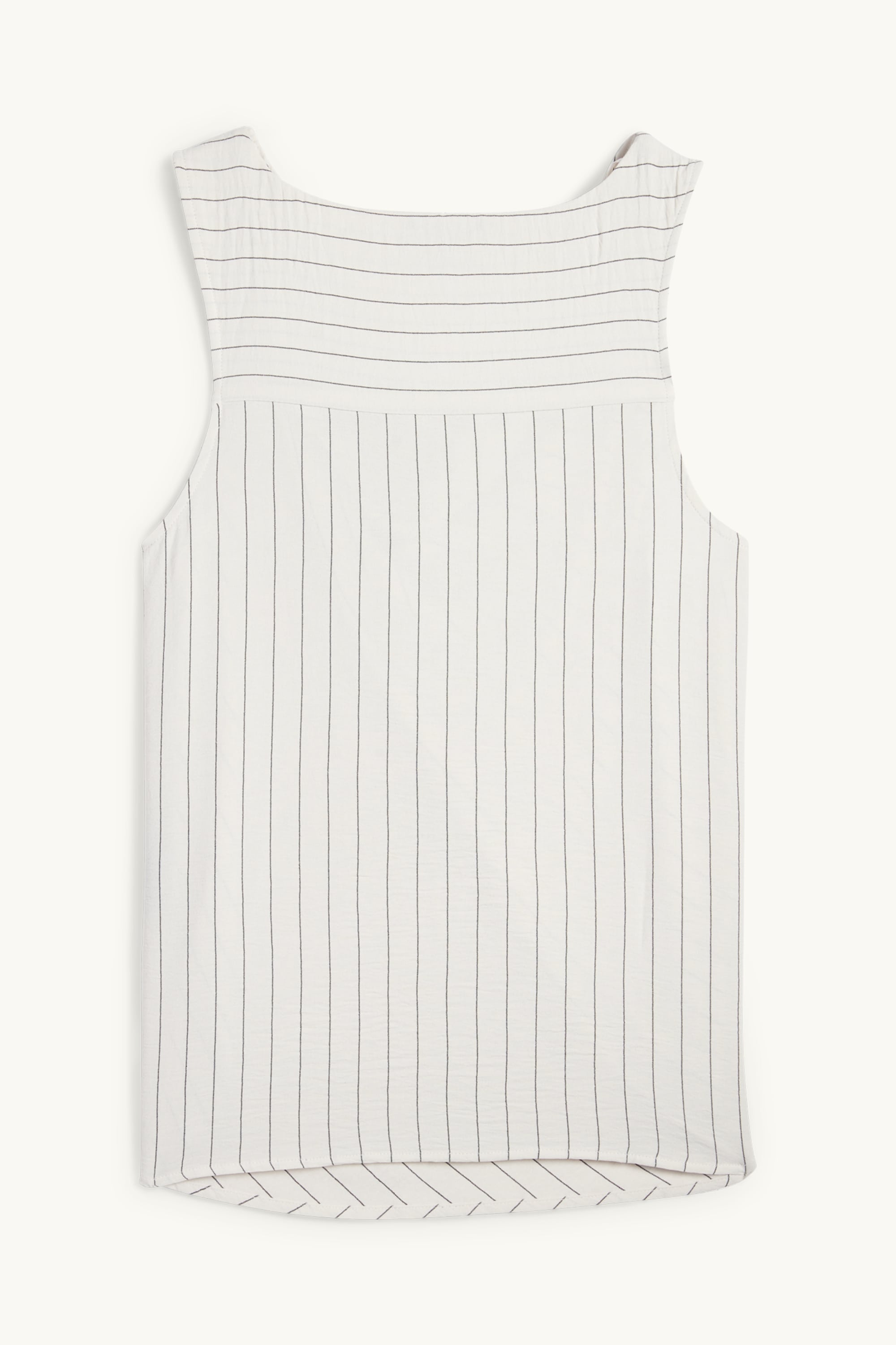 Blouse top - striped black / white