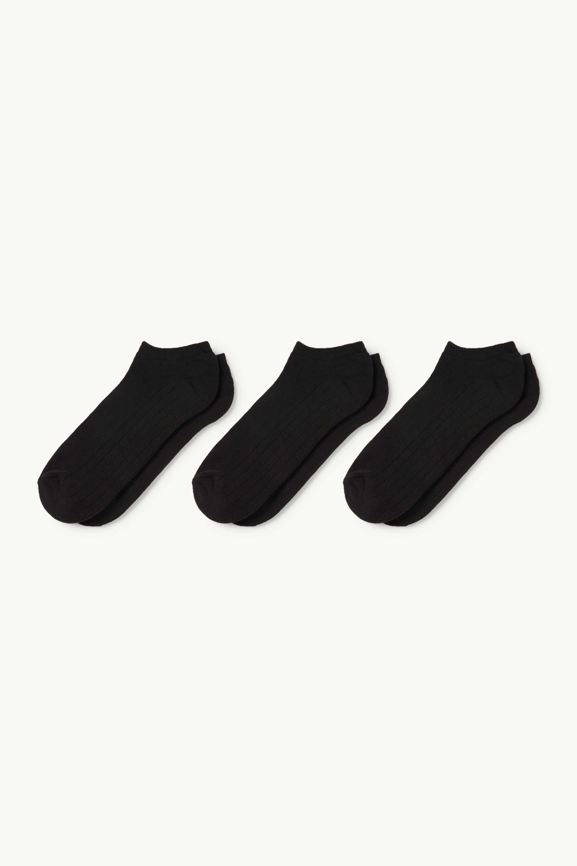 Multipack of 3 - trainer socks black