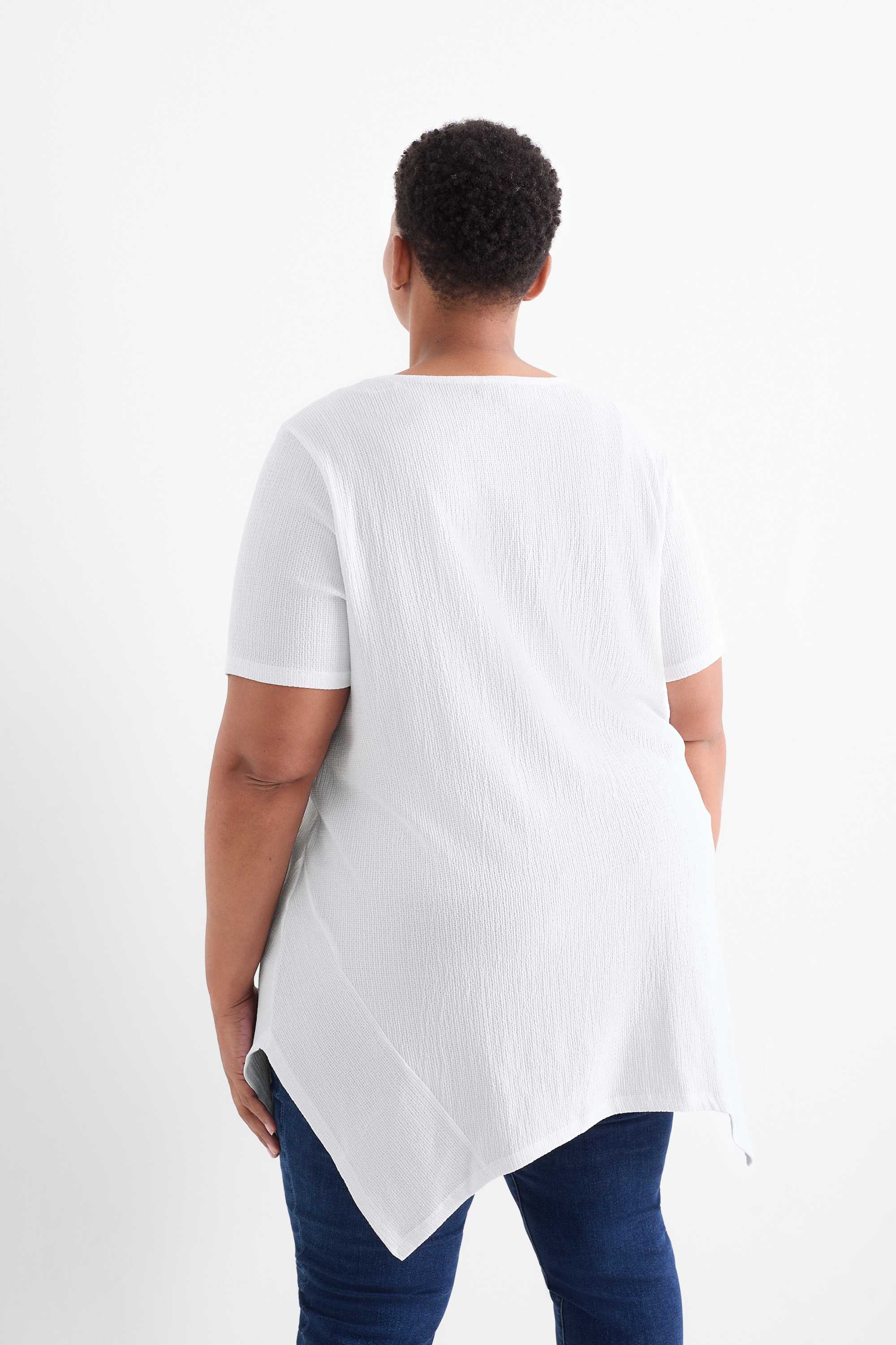 T-shirt - textured white