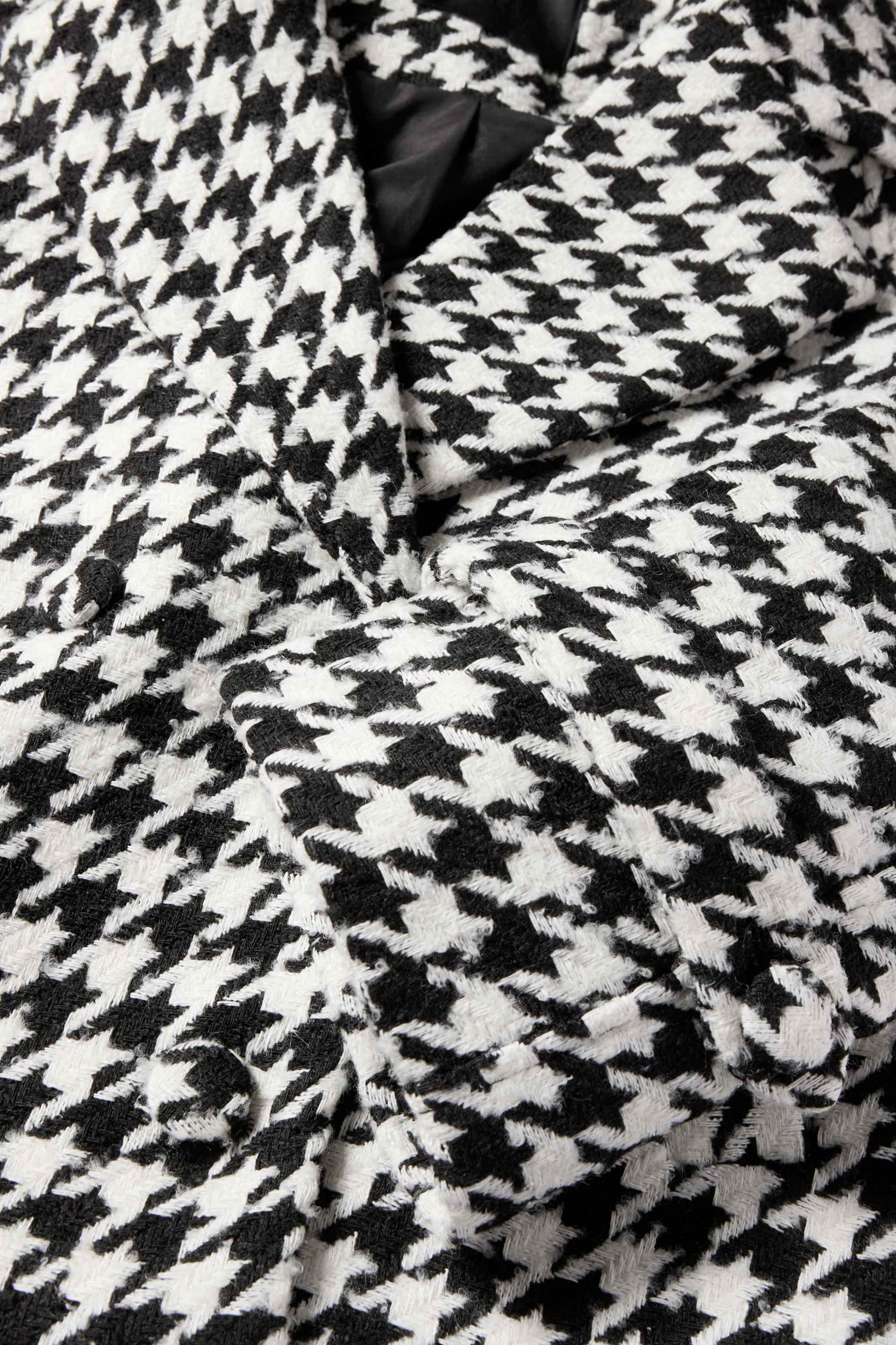 Jacket - check black / white