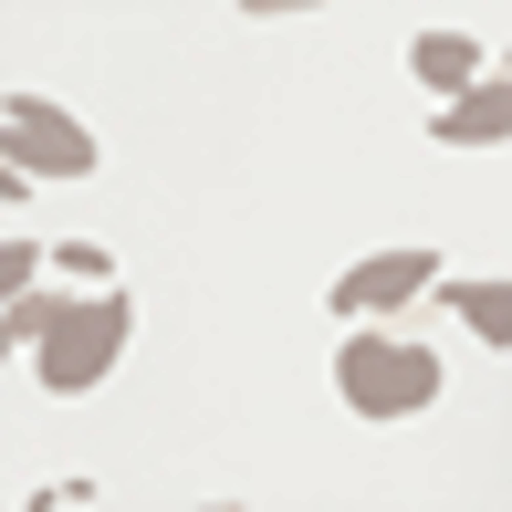 Winter pyjamas - leopard print white