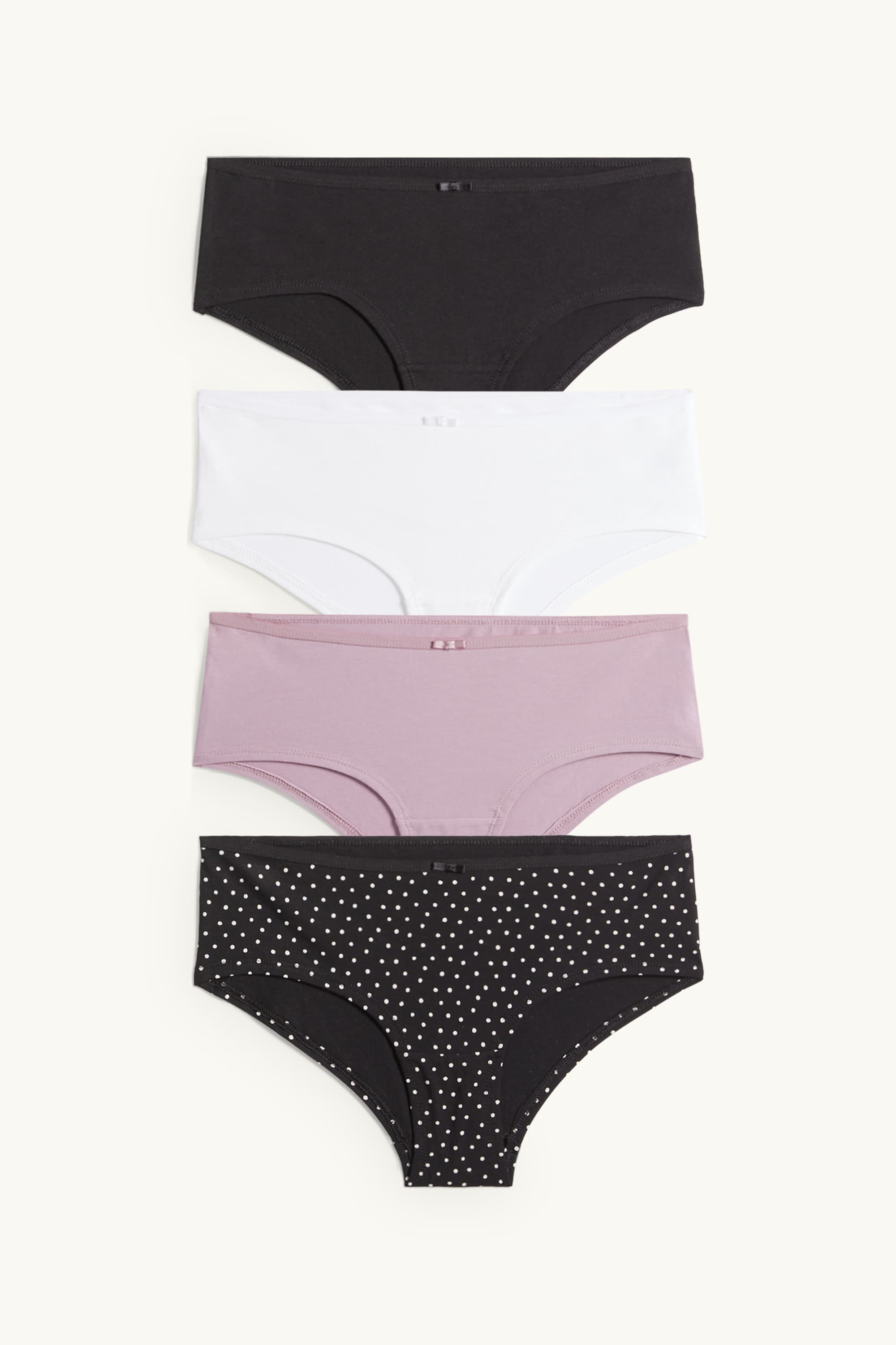 Multipack of 4 - bikinis black