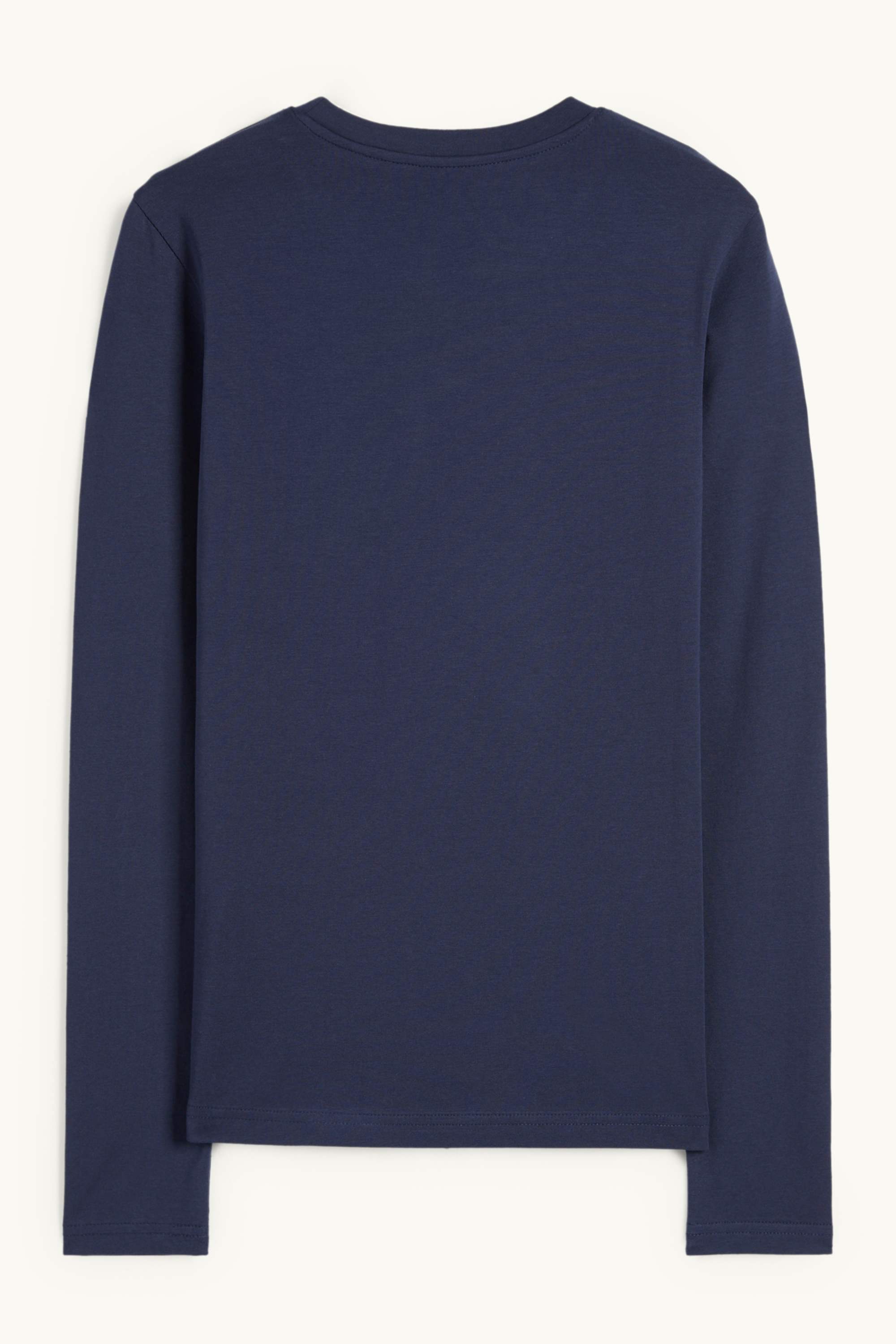 Long sleeve top - slim fit dark blue (7)