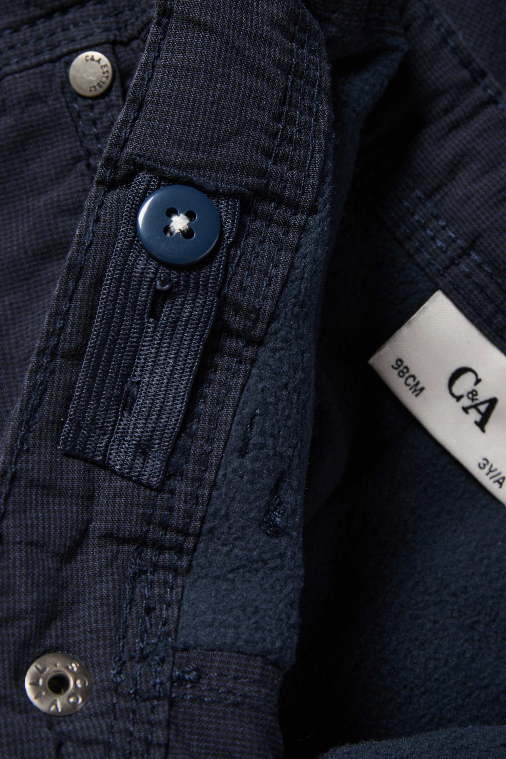 Thermal trousers - textured dark blue