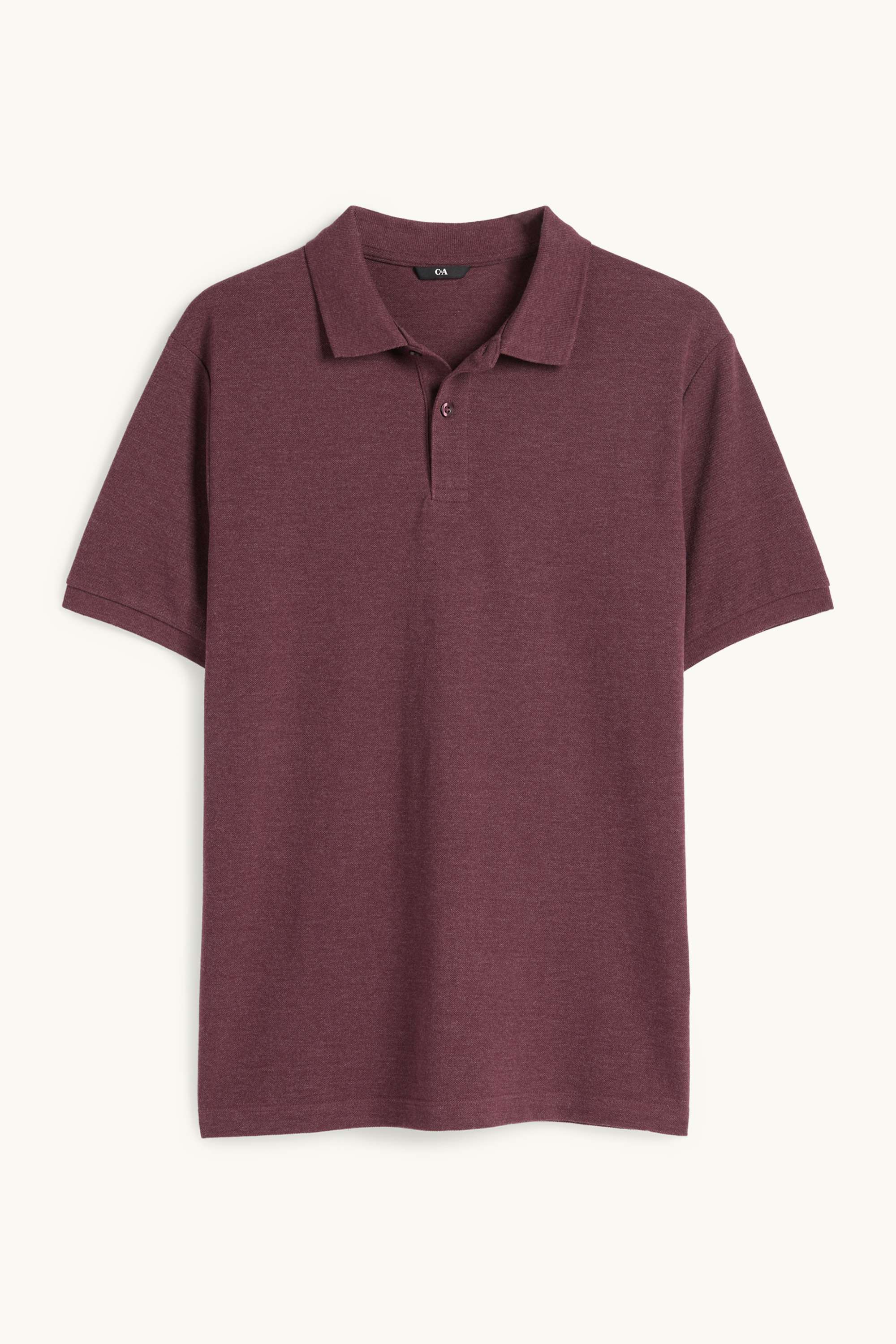 Polo shirt - regular fit bordeaux