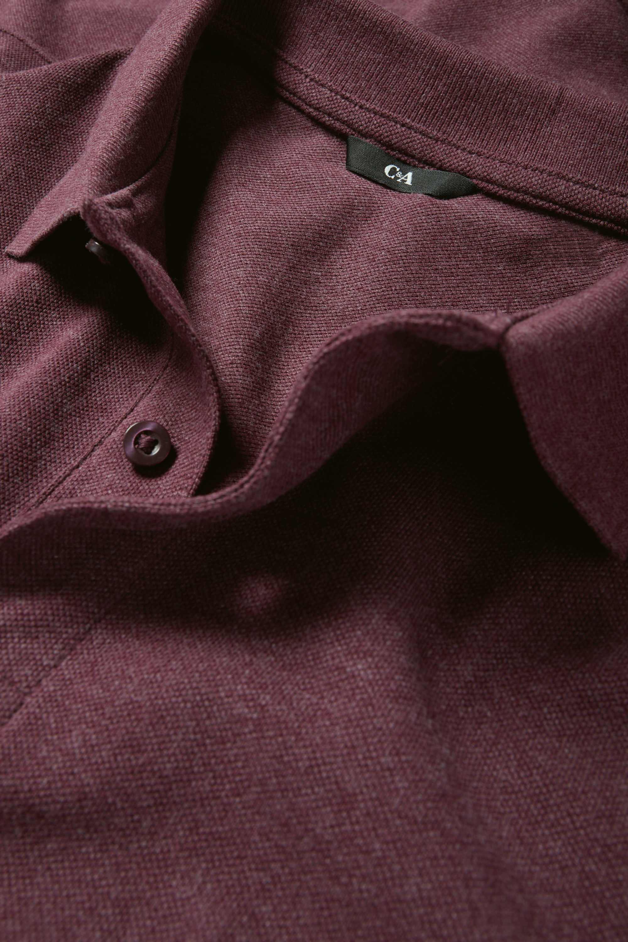 Polo shirt - regular fit bordeaux