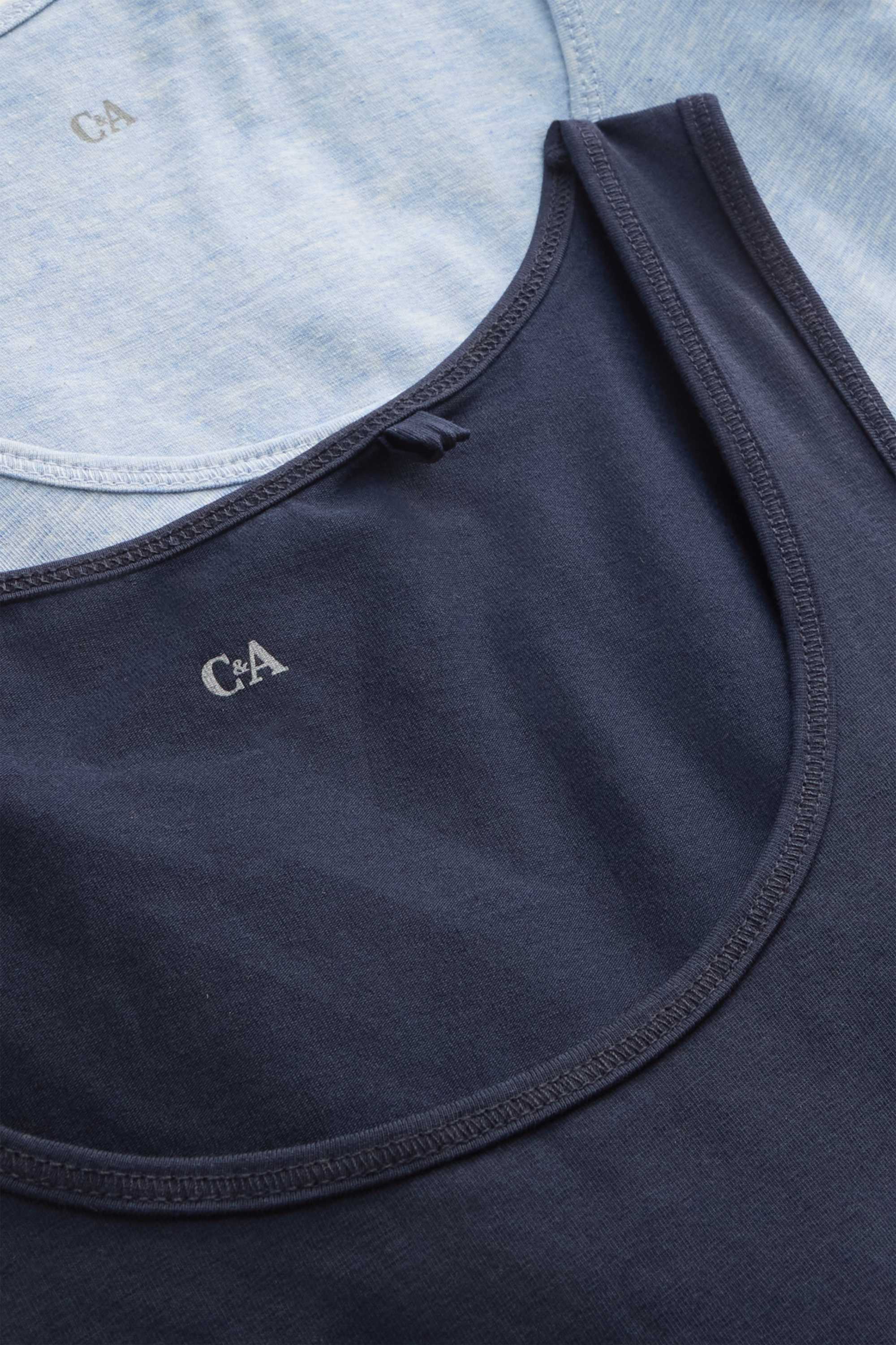 Multipack of 2 - top dark blue