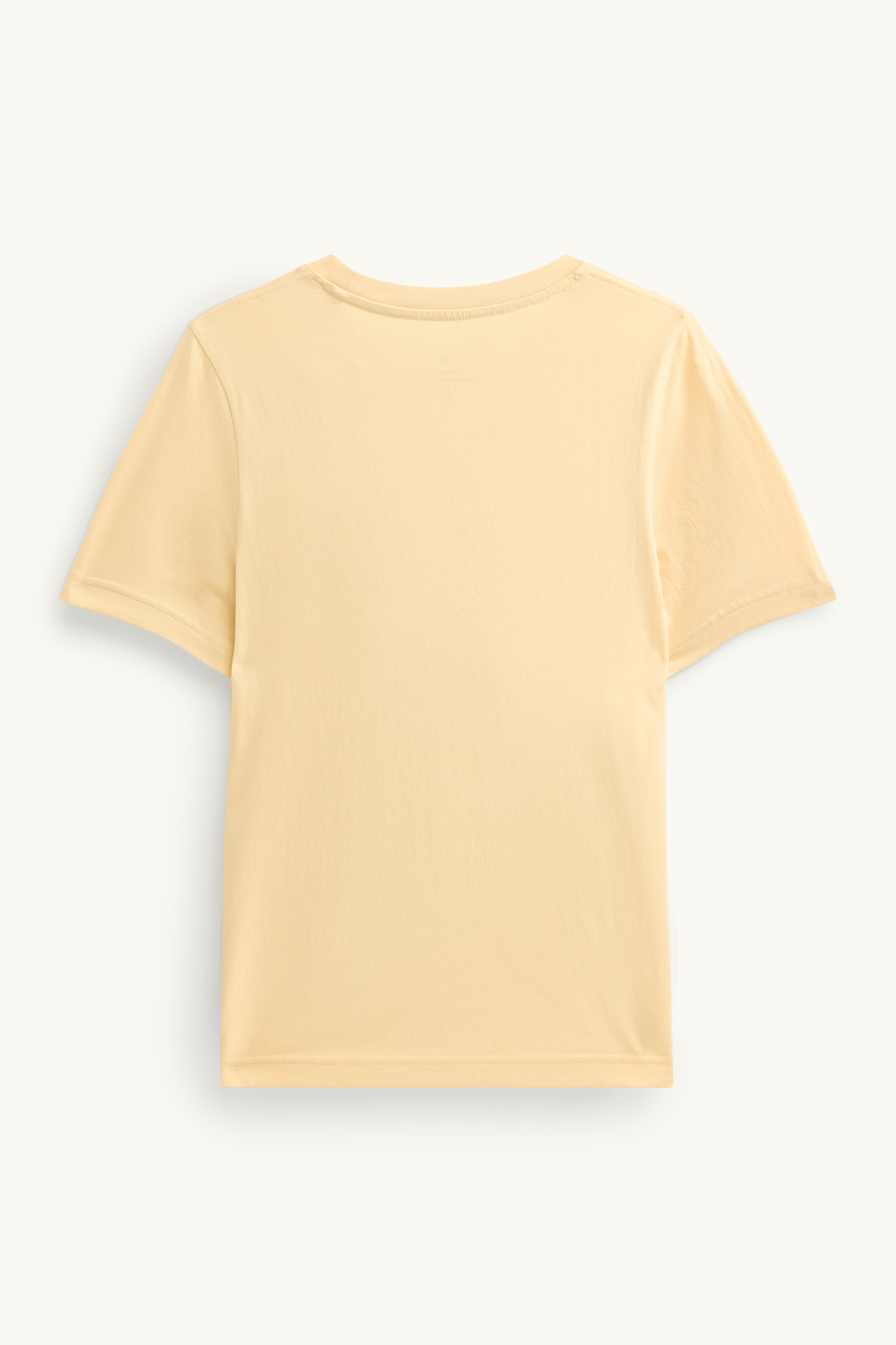 T-shirt - regular fit light yellow