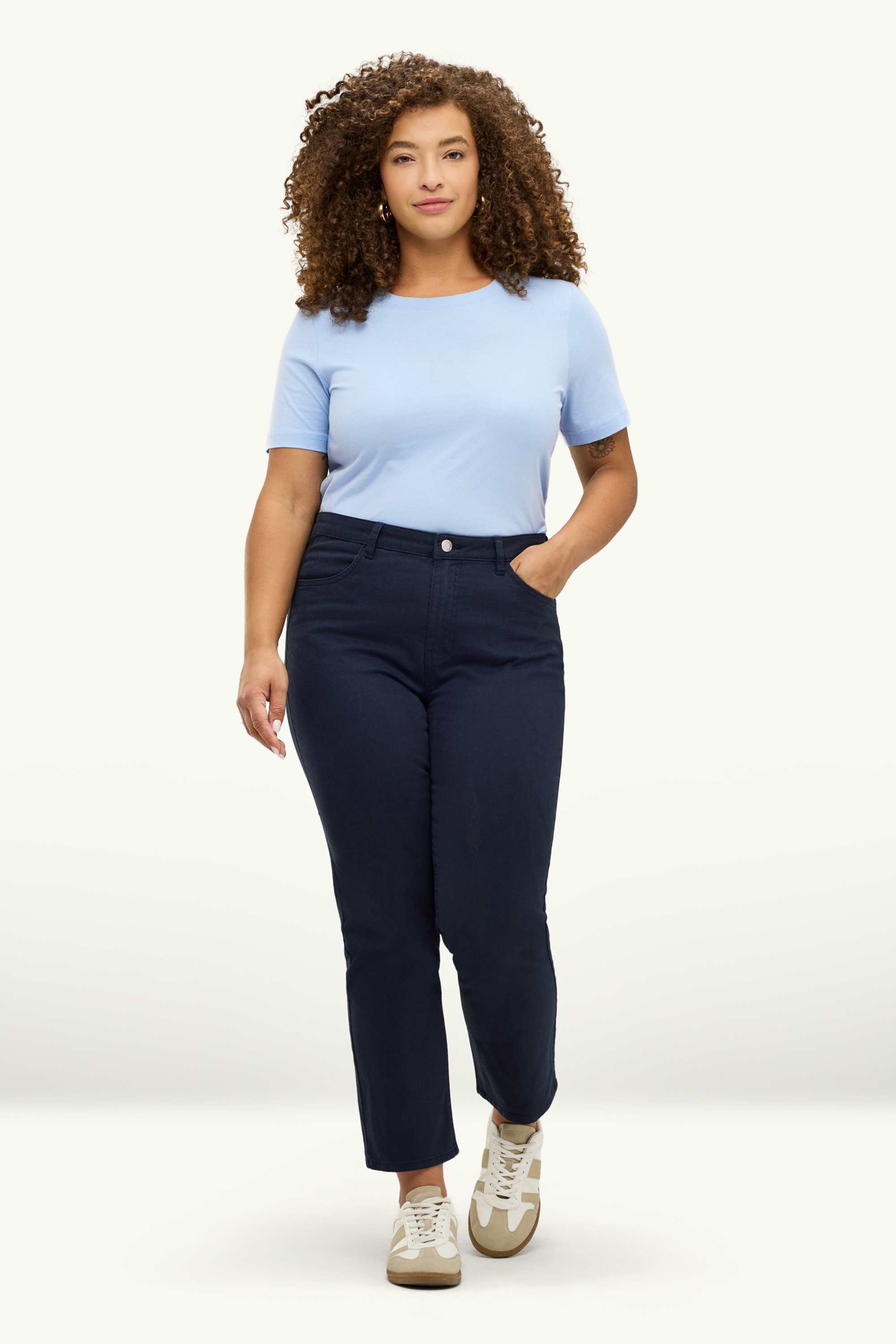 T-shirt - regular fit light blue