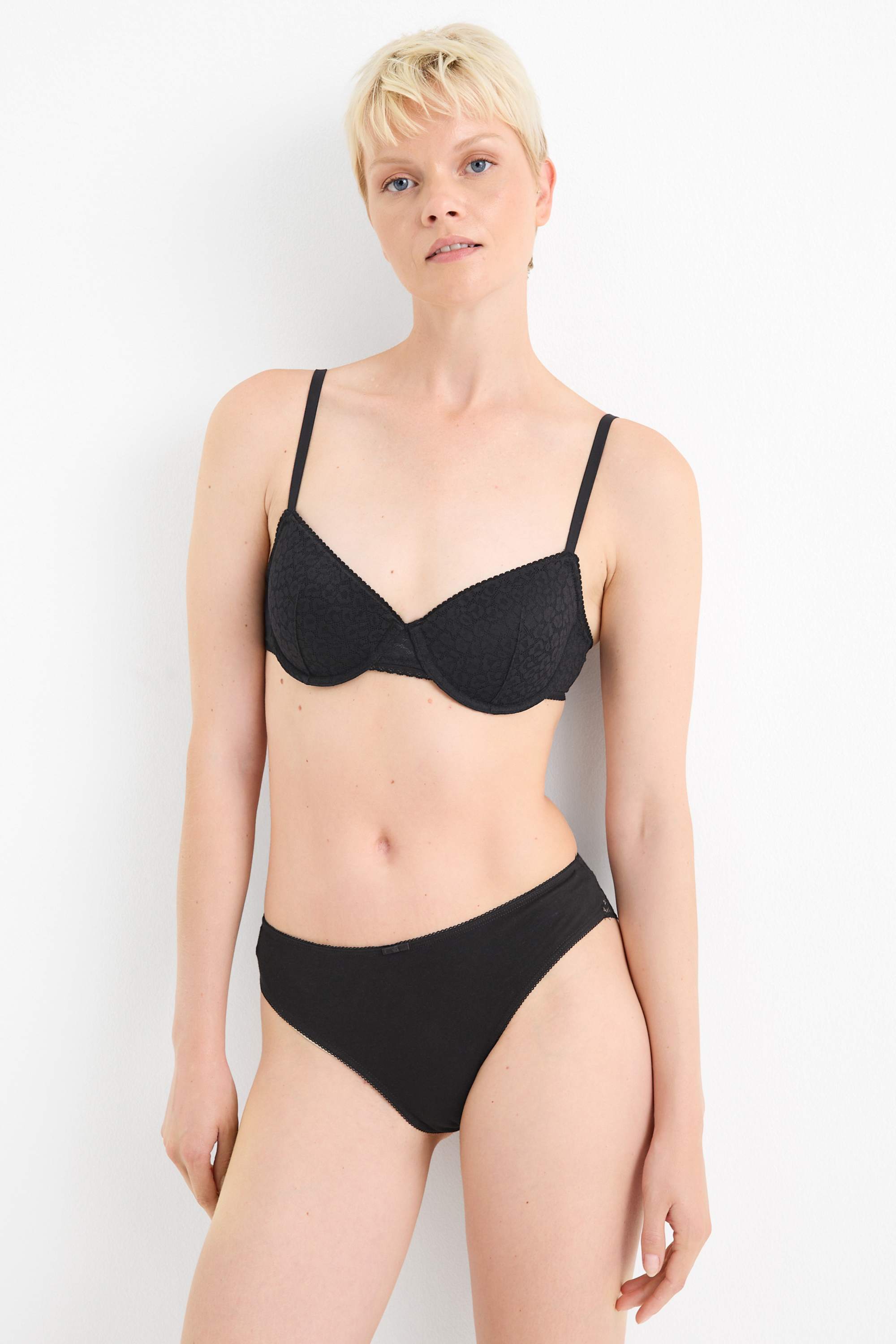 Multipack of 3 - knickers black