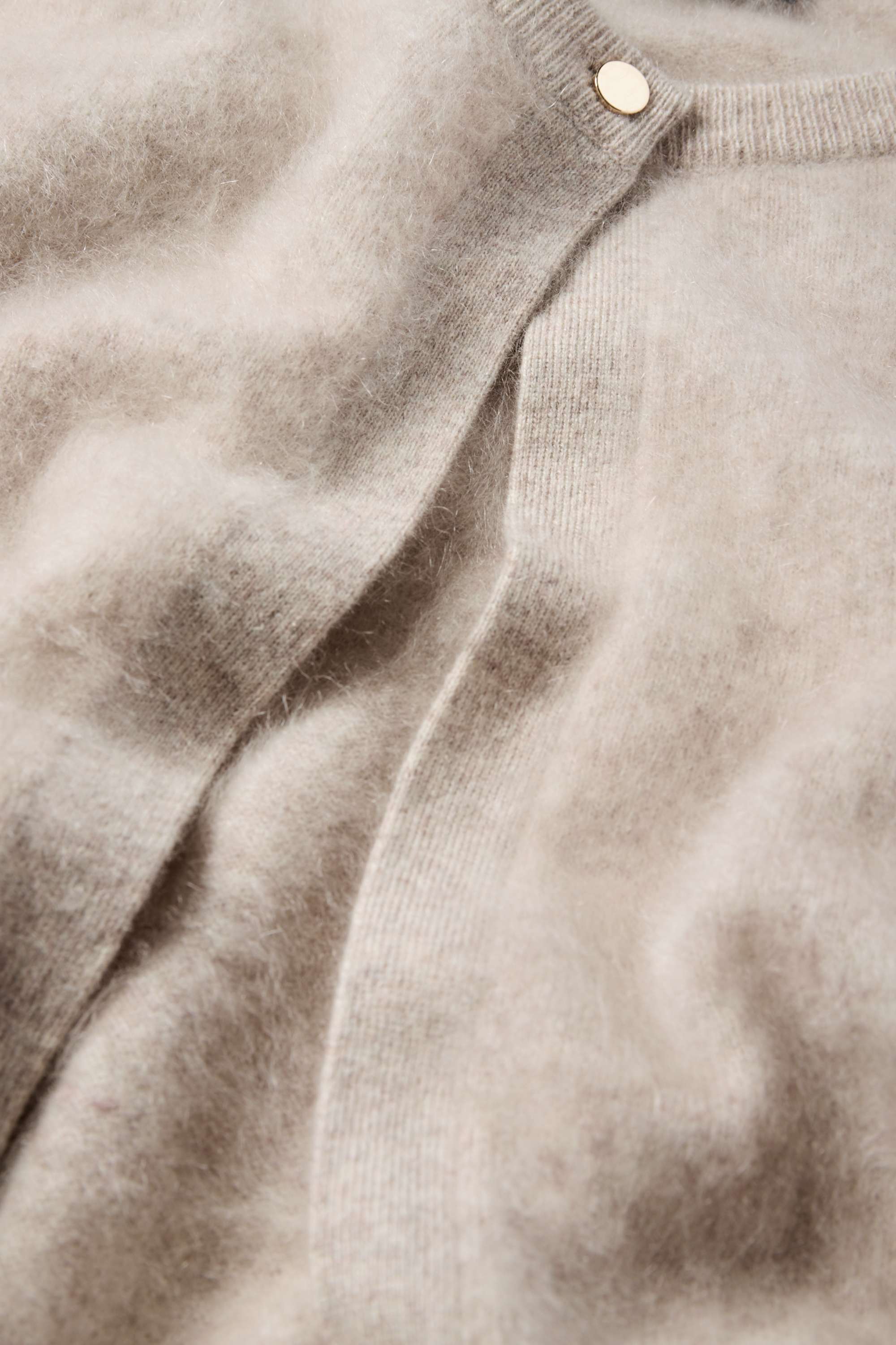 Cashmere cardigan light beige