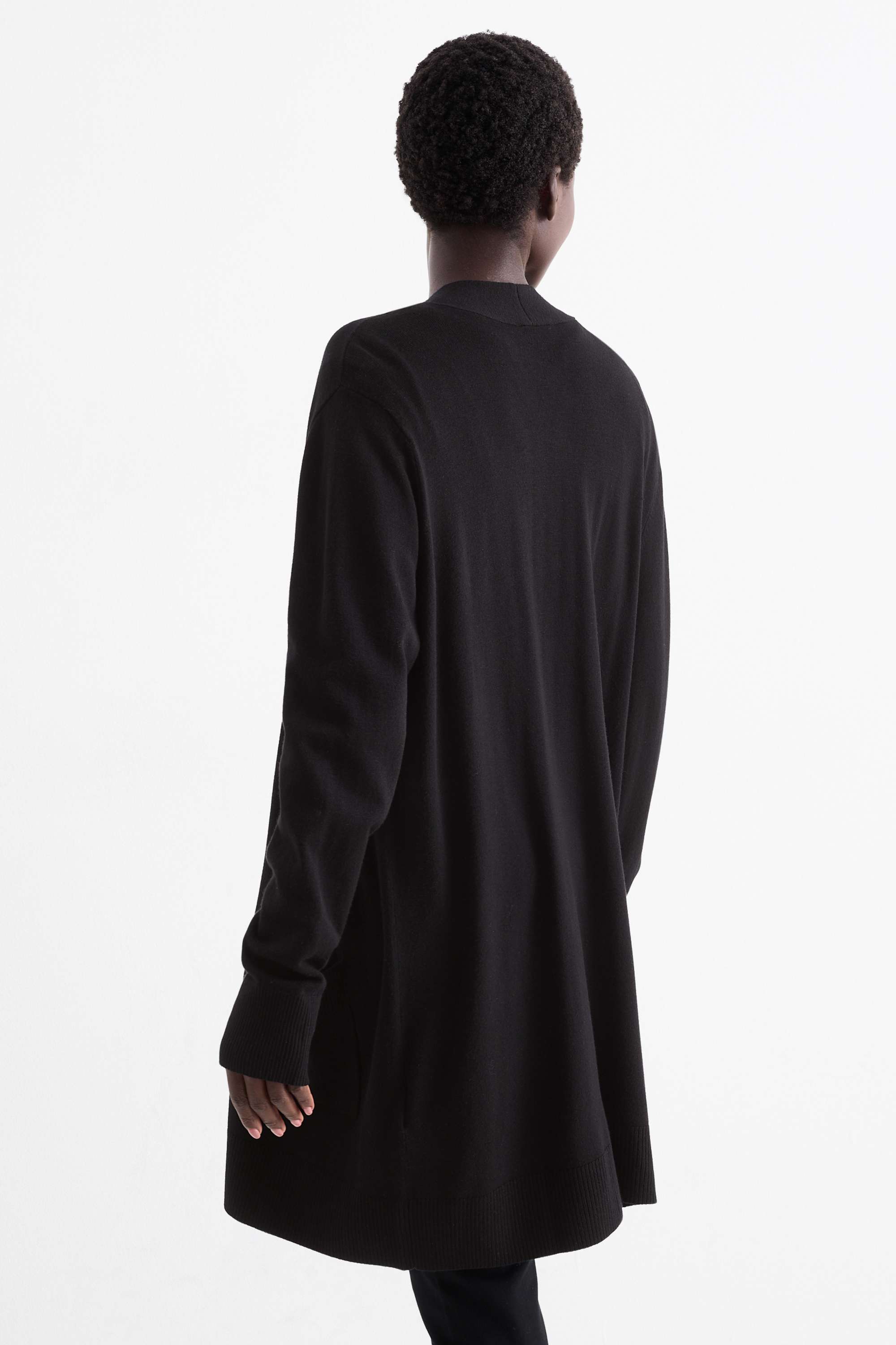 Long cardigan black