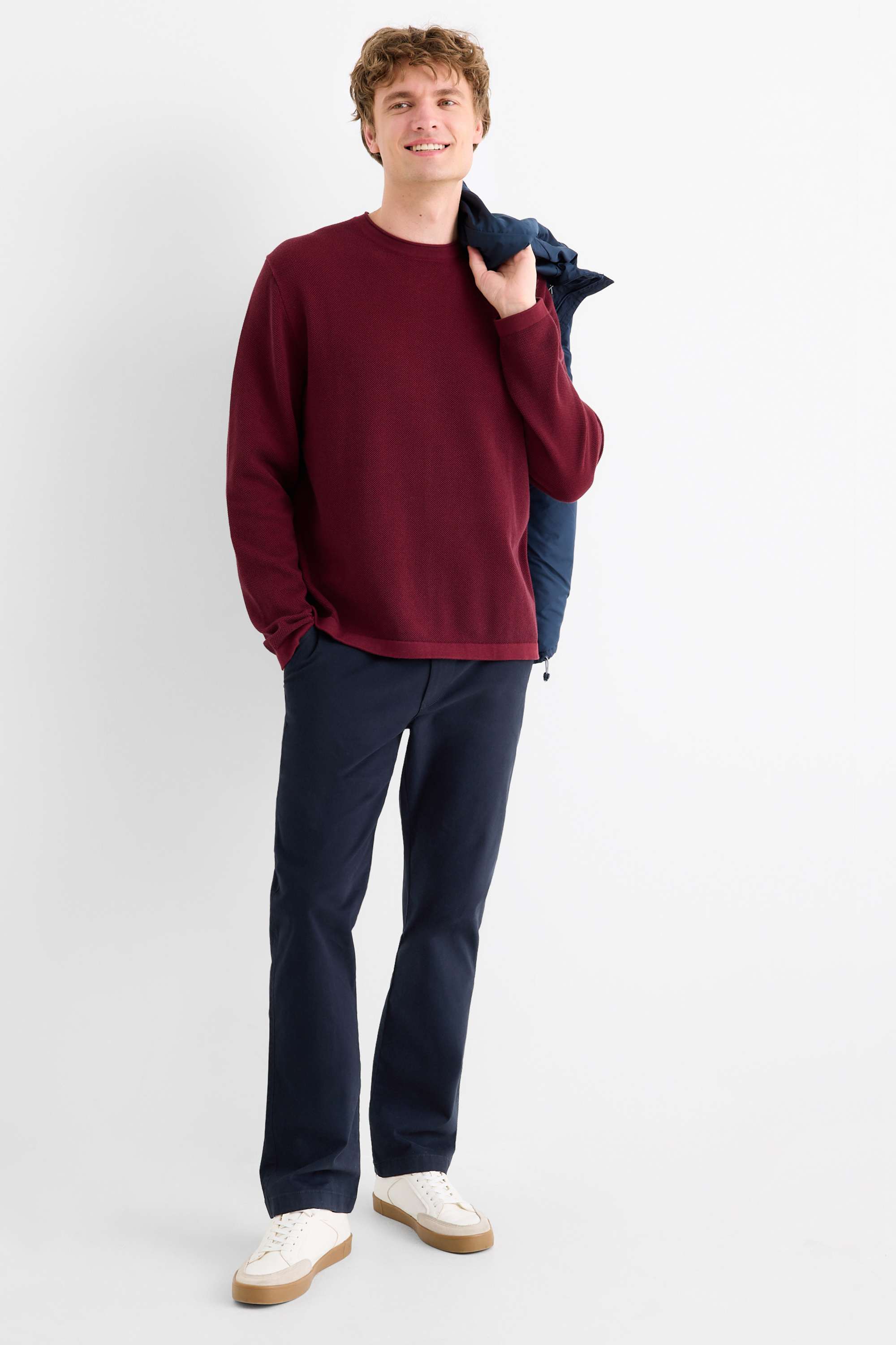 Chinos - regular fit dark blue