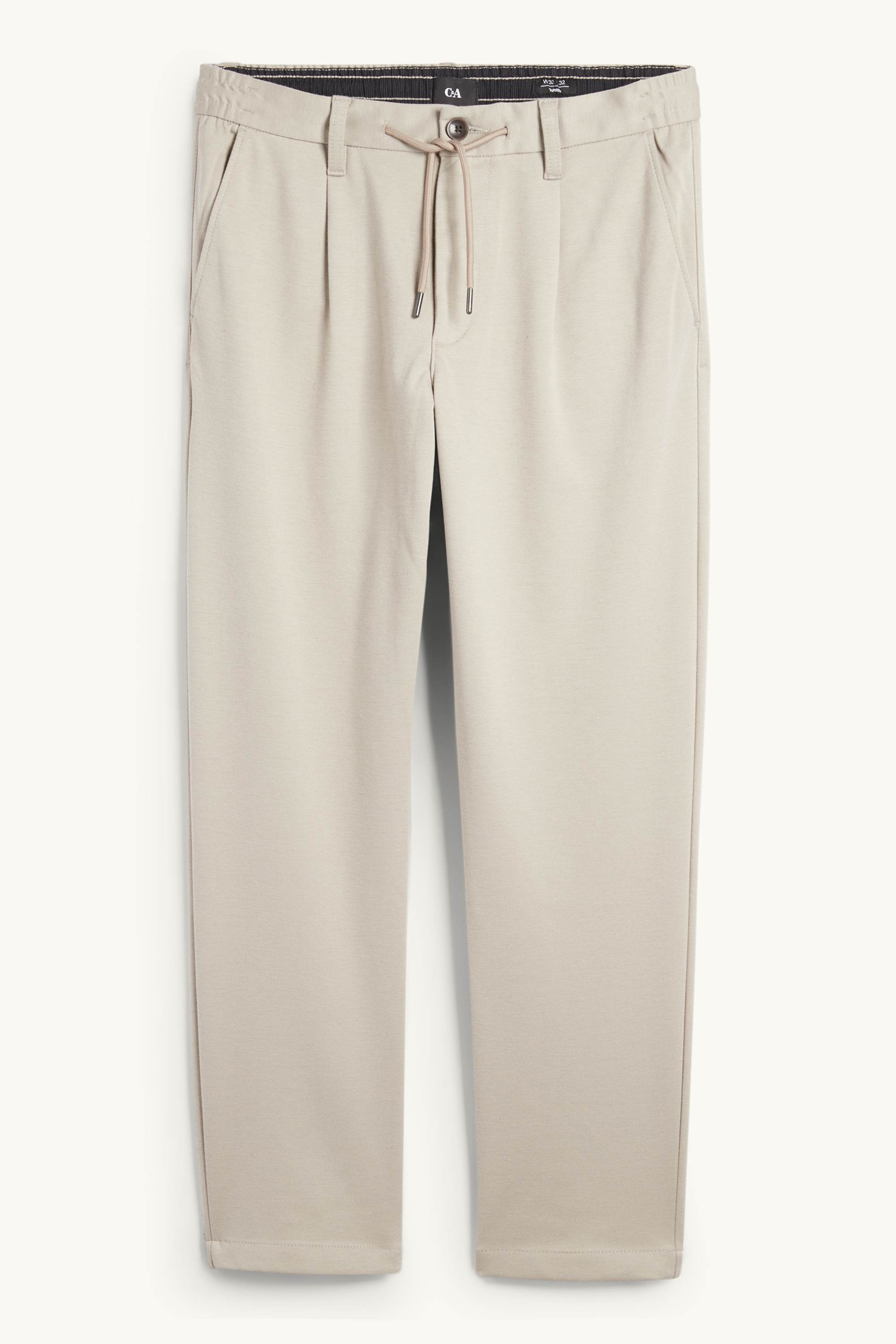 Chinos - tapered fit beige