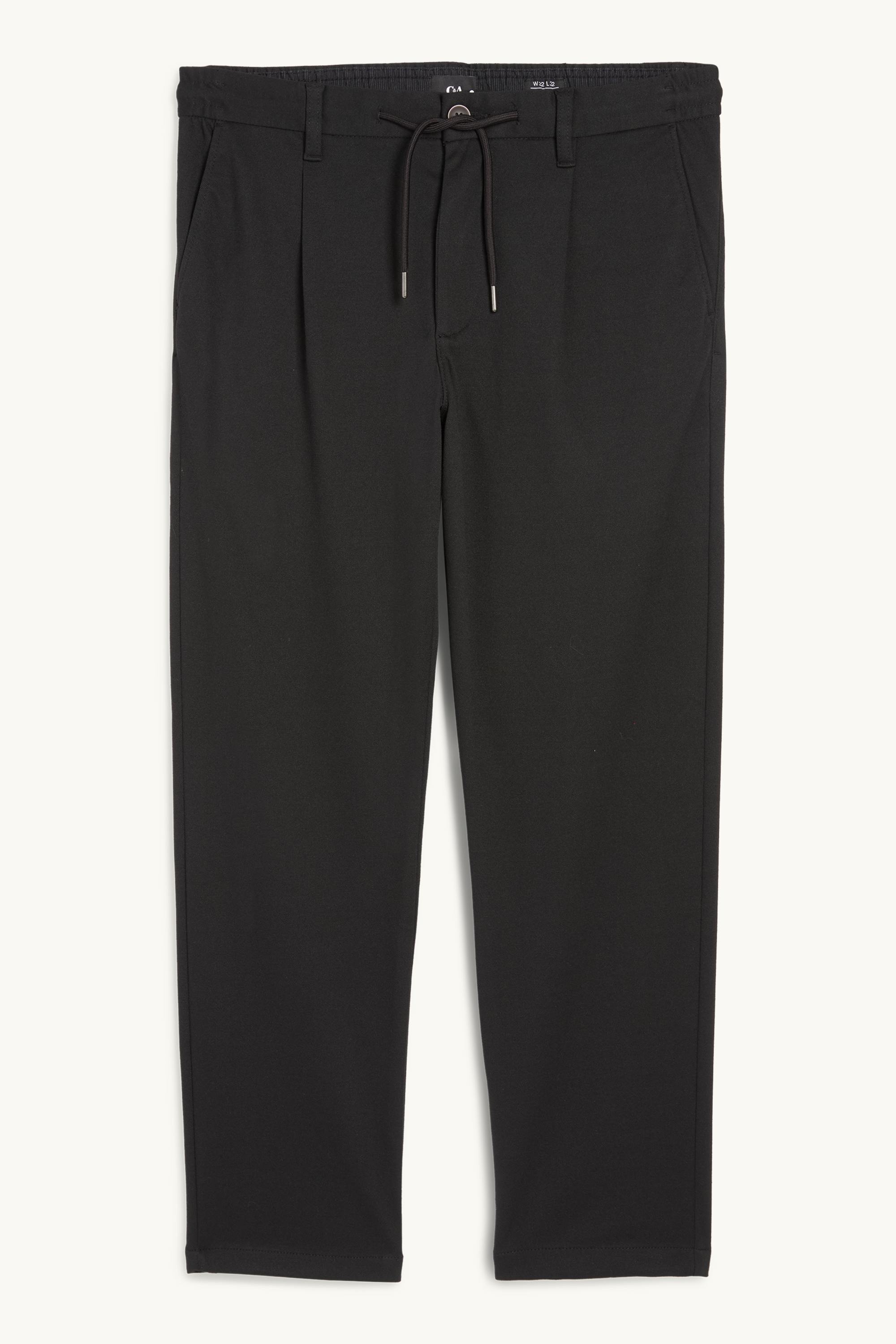 Chinos - tapered fit black