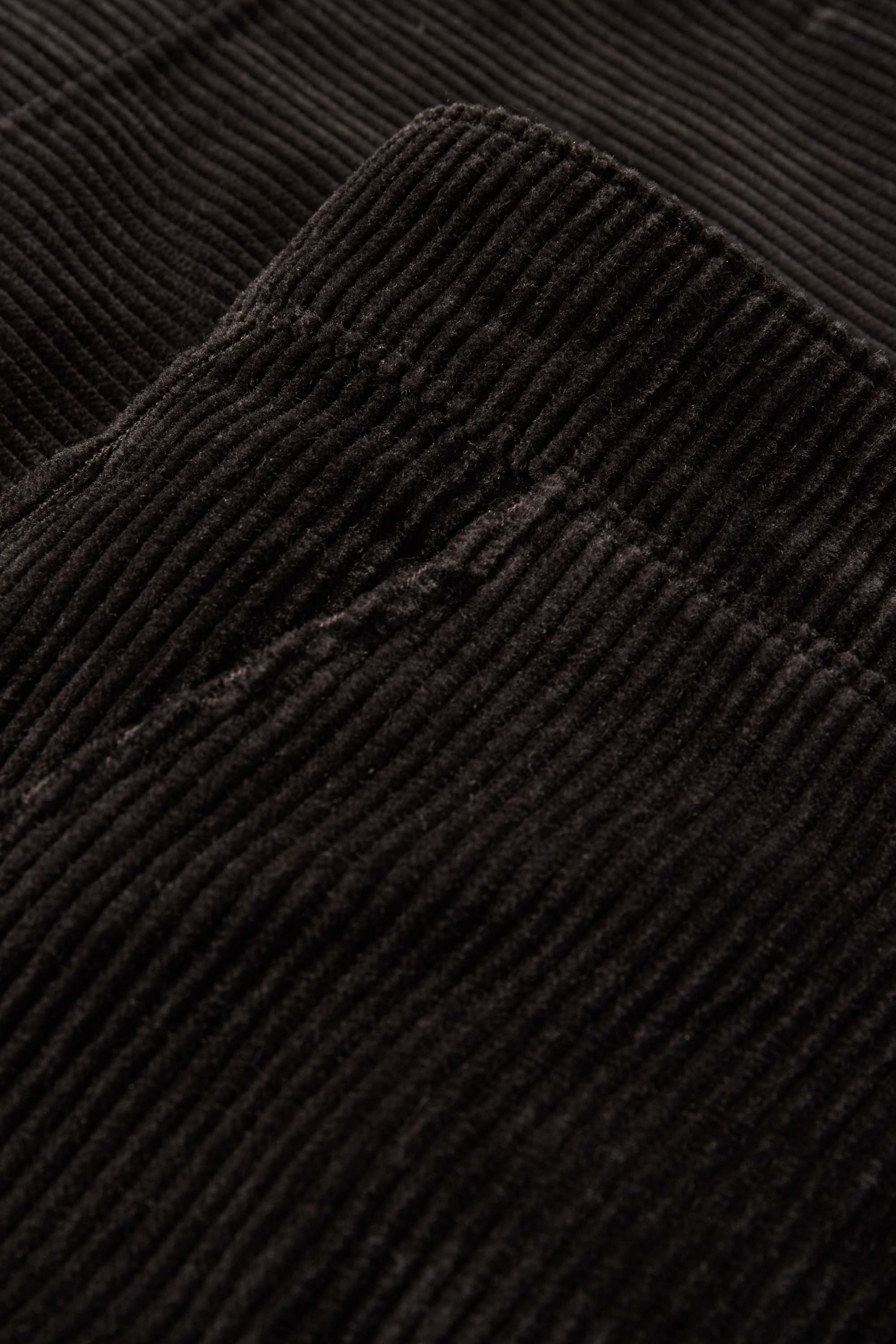 Corduroy chinos - slim fit black