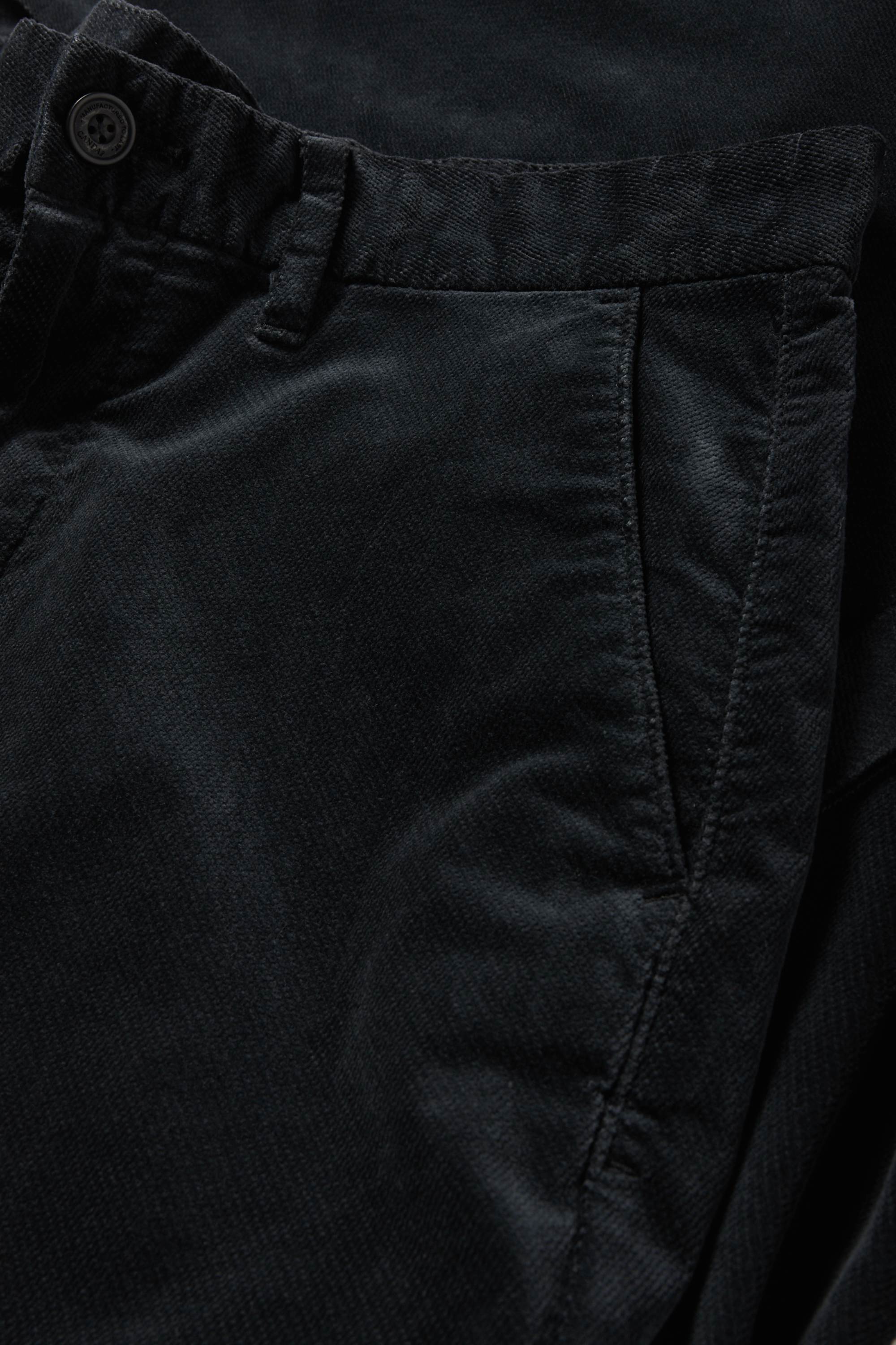 Chinos - regular fit - textured black