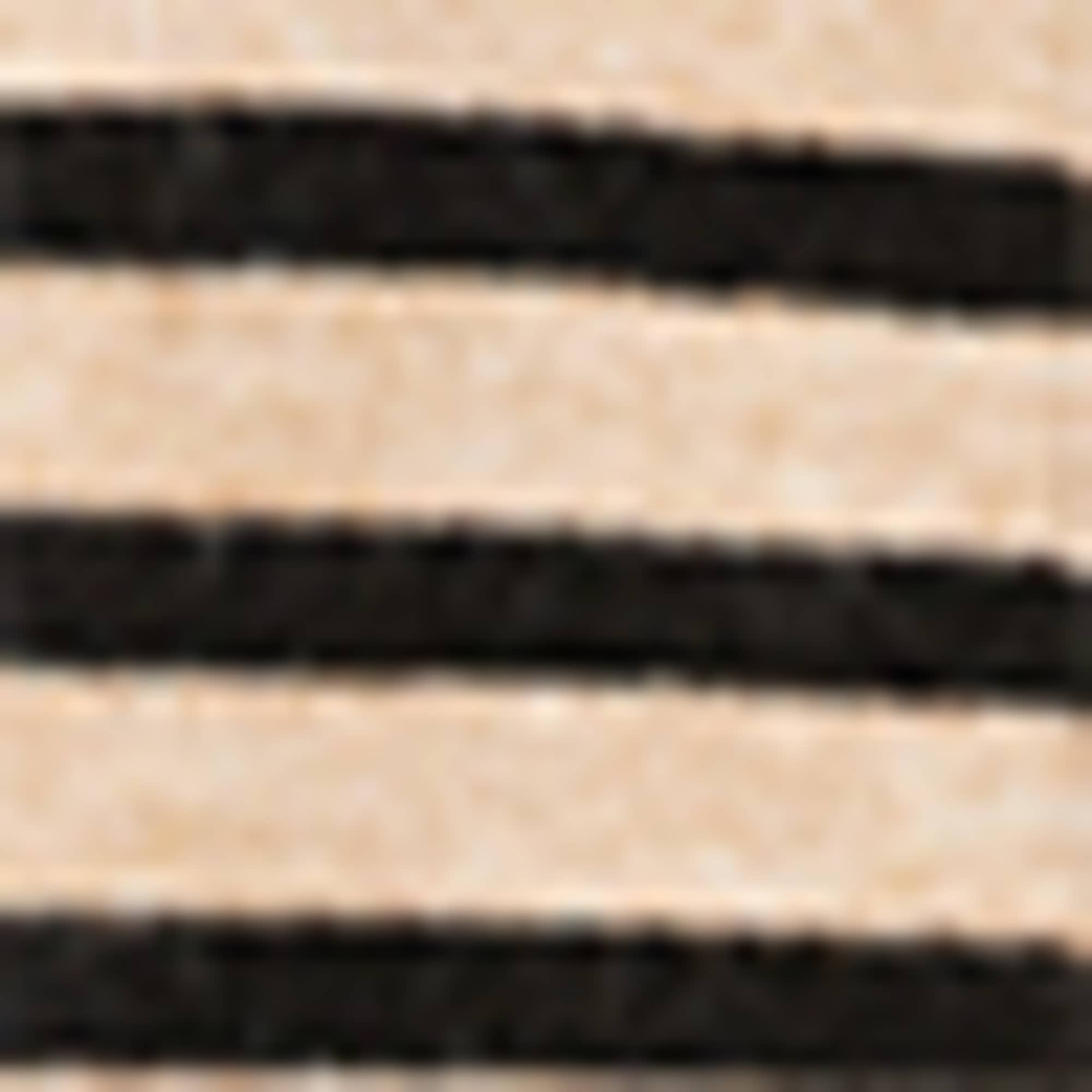 Cardigan - striped black / beige
