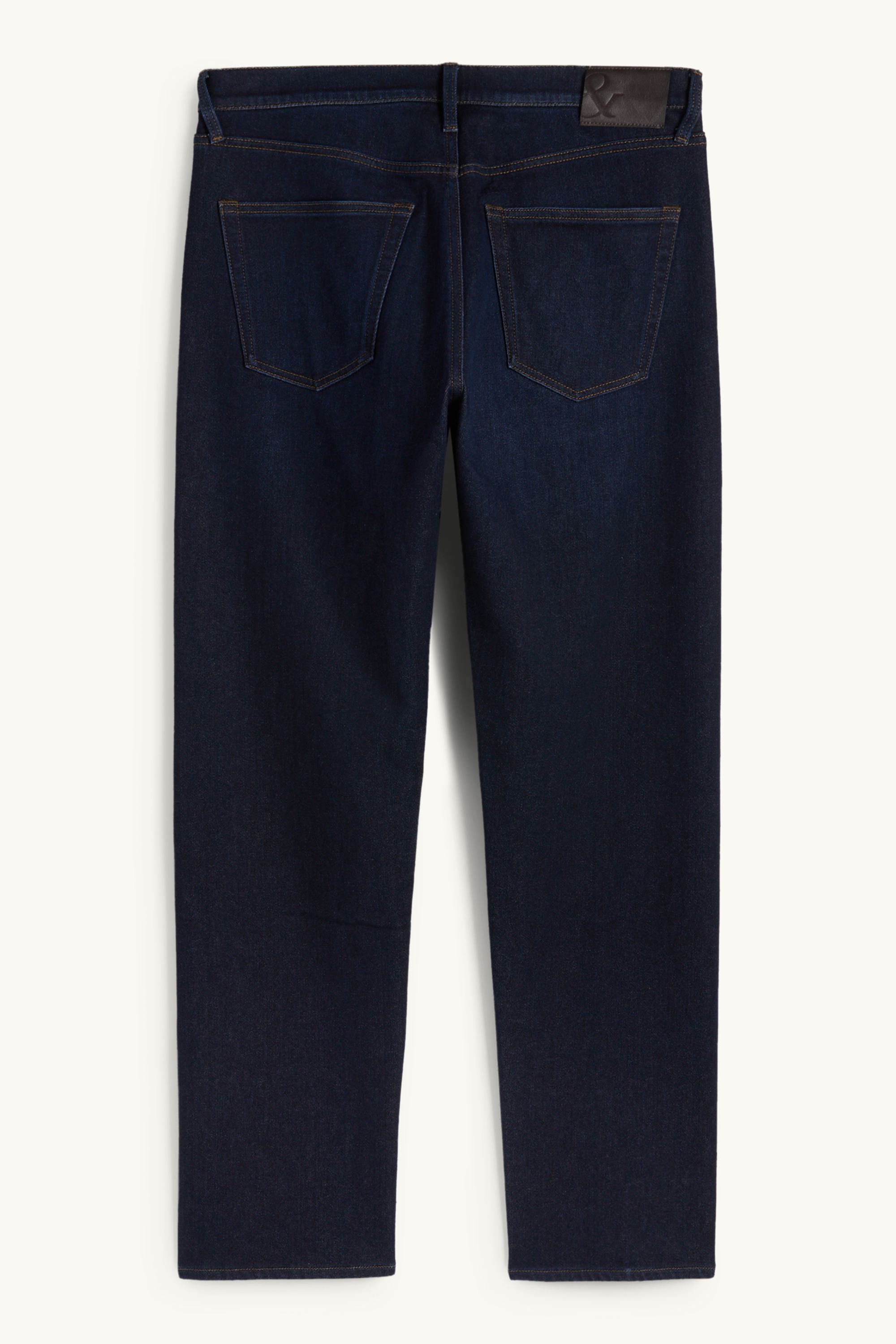 Regular jeans with button fly - thermal jeans - LYCRA® denim-dark blue