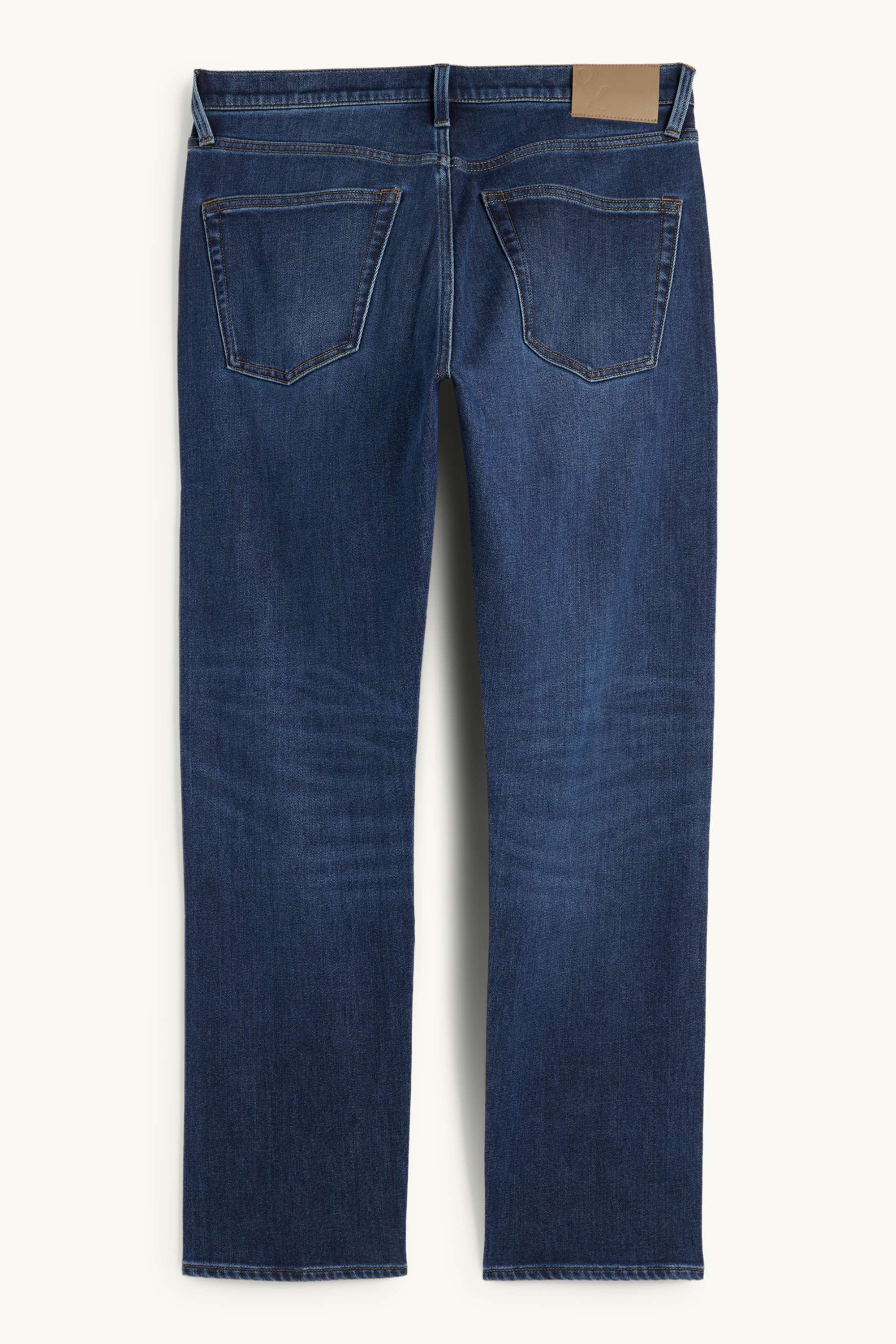 Regular jeans with button fly - thermal jeans - LYCRA® blue denim