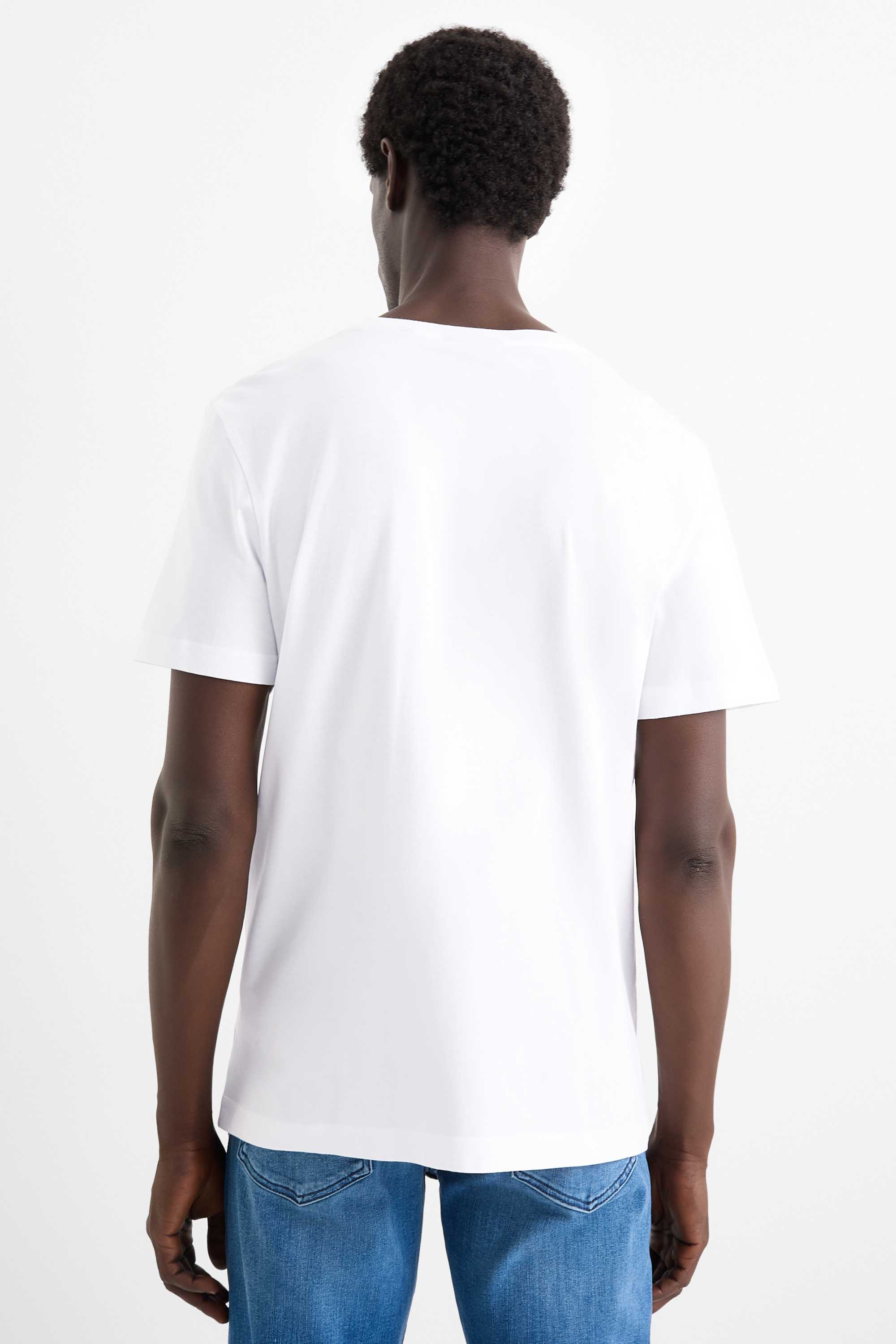Multipack of 3 - T-shirt - regular fit white