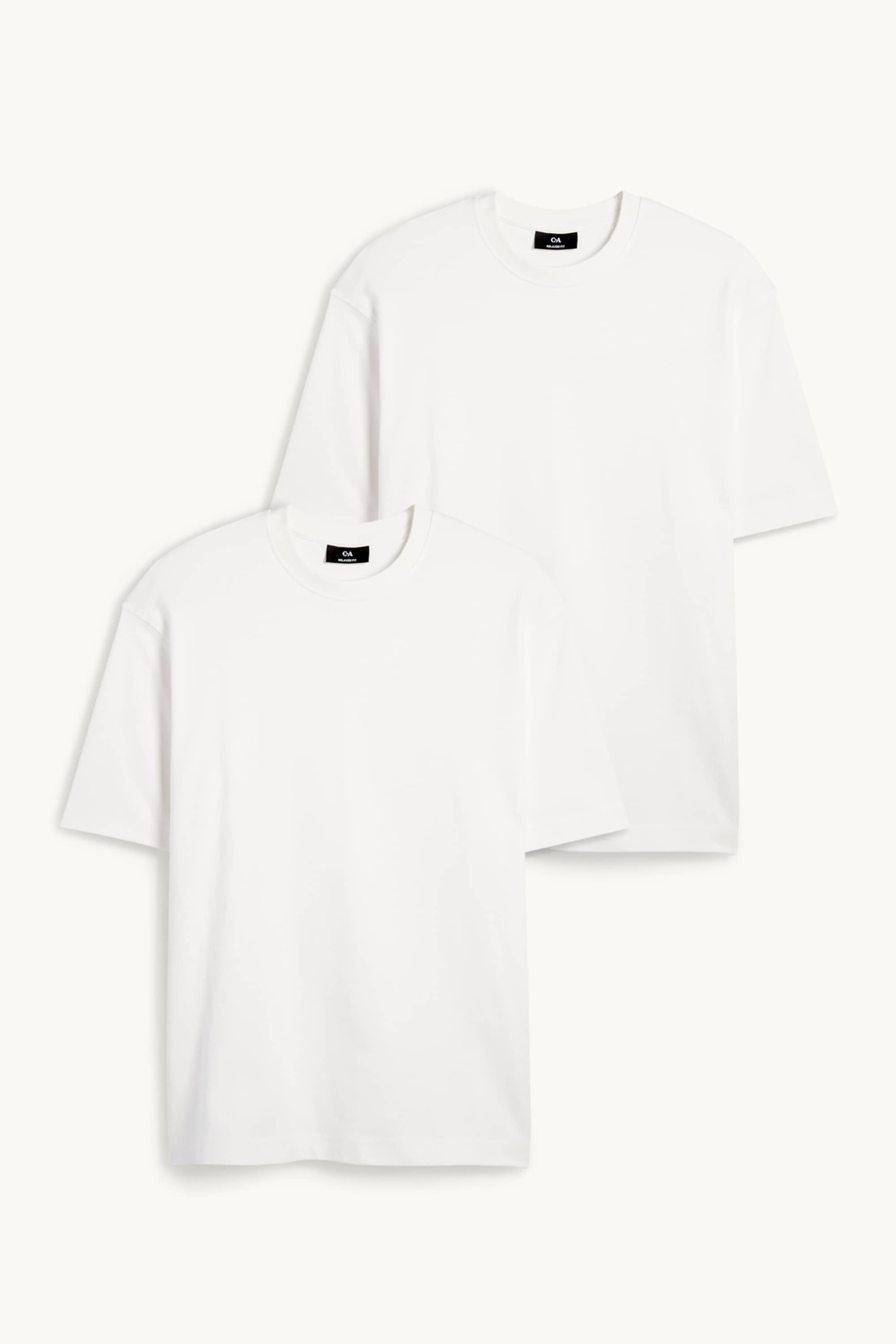 Multipack of 2 - T-shirt - relaxed fit white