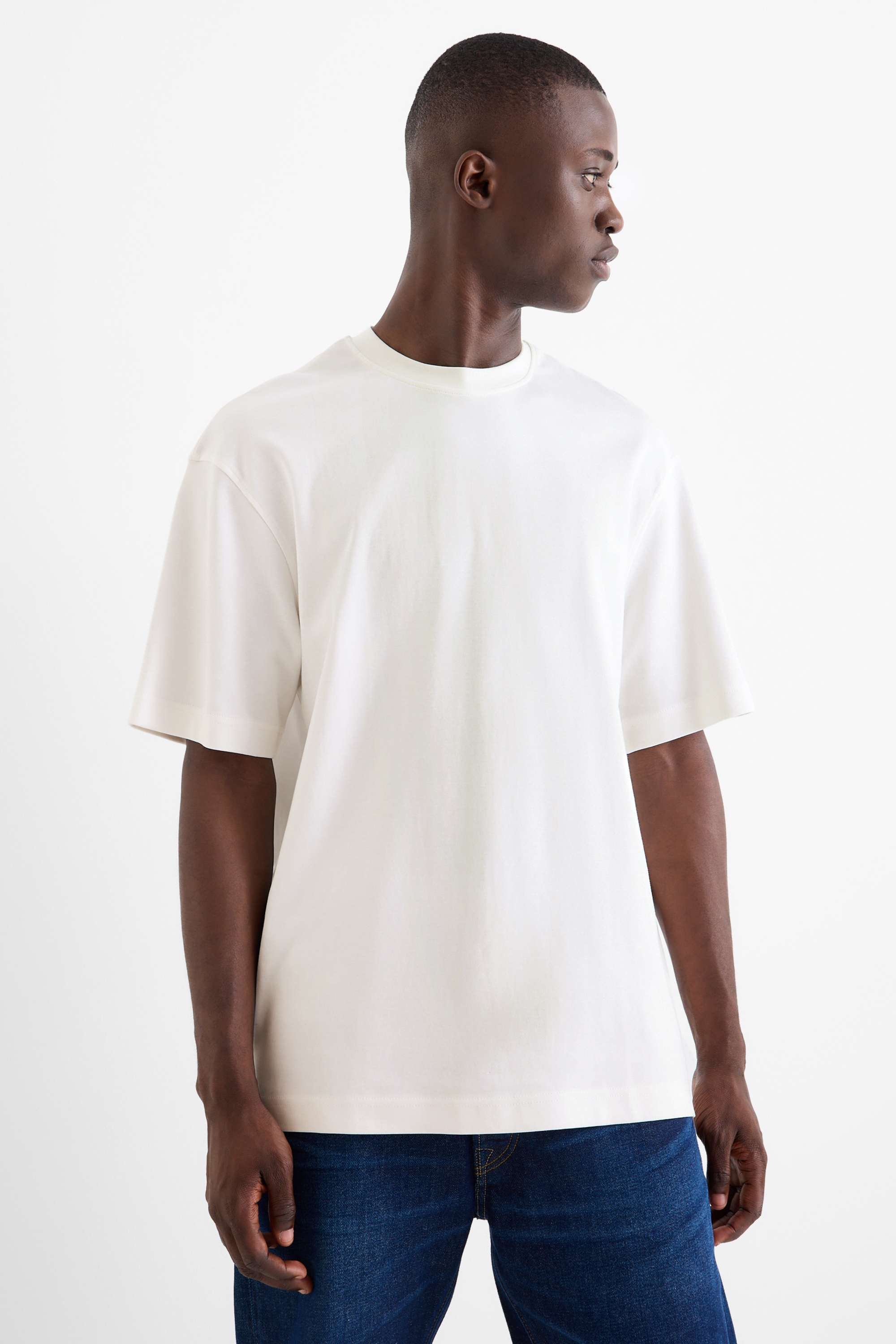 Multipack of 2 - T-shirt - relaxed fit black / white